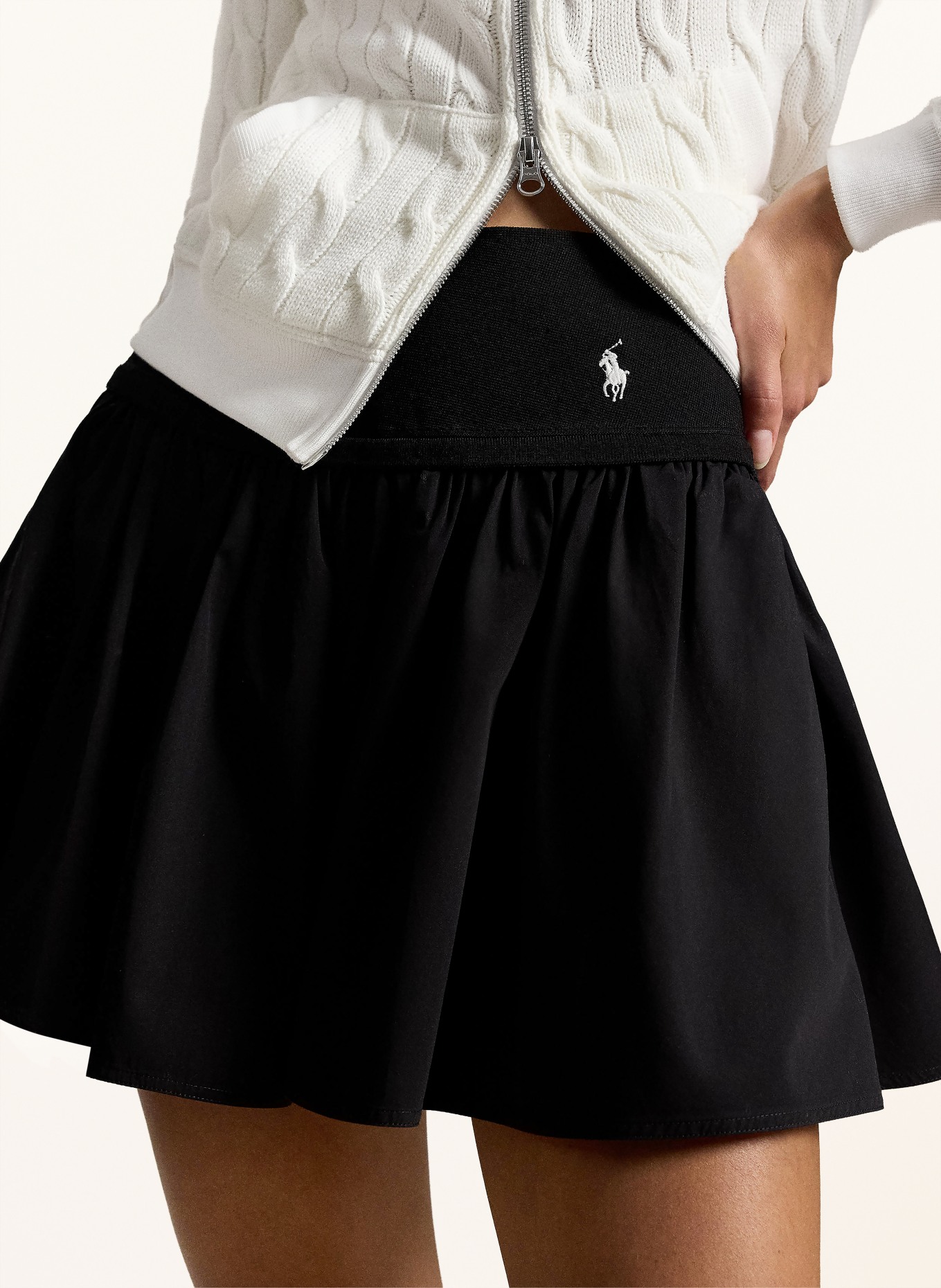 POLO RALPH LAUREN Skirt: BLACK