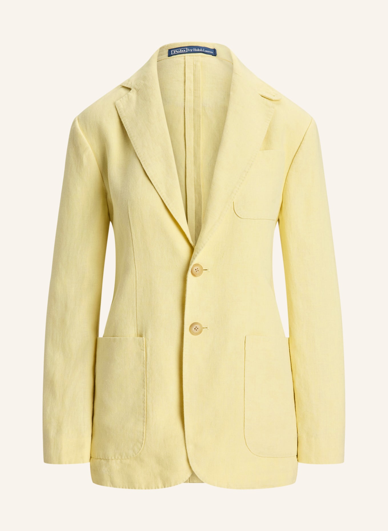 POLO RALPH LAUREN Linnen blazer: LICHTGEEL