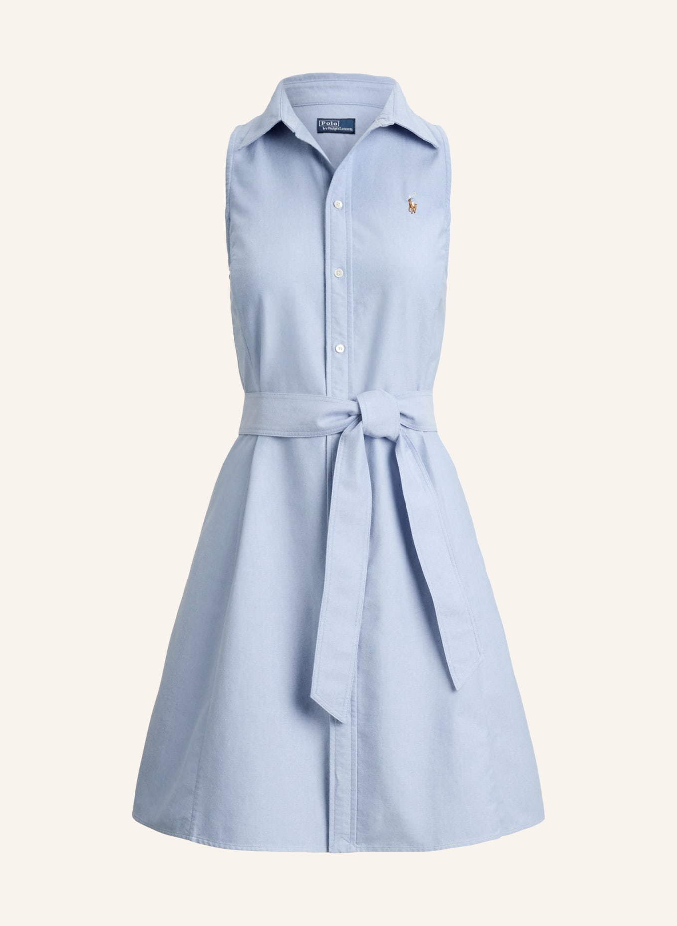 POLO RALPH LAUREN Shirt dress: LIGHT BLUE