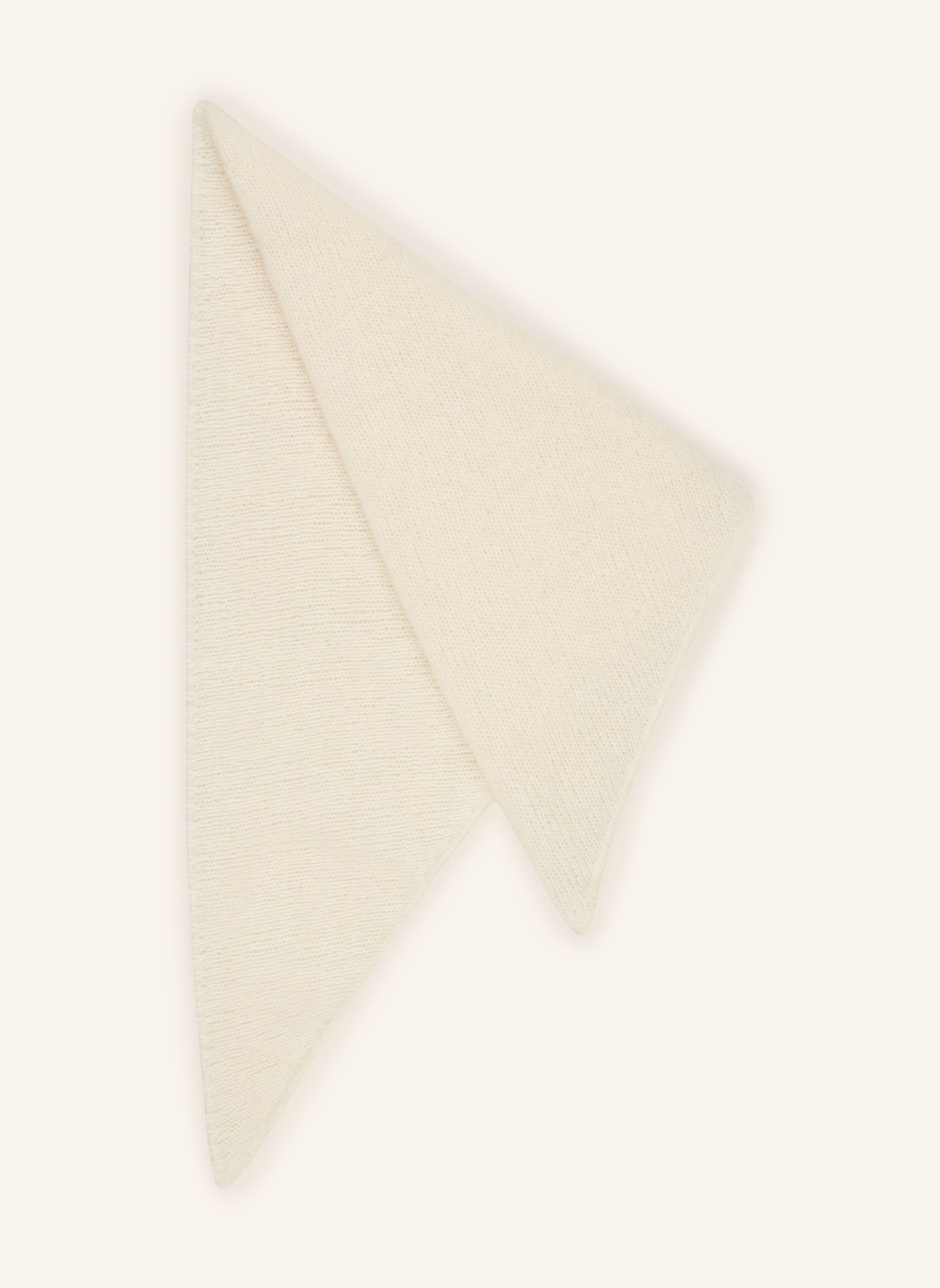 by Aylin Koenig Driehoekige sjaal KASPER van alpaca: CRÈME