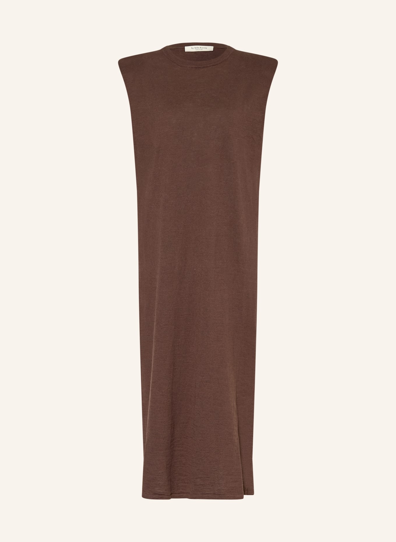 by Aylin Koenig Sukienka z dzianiny DEBBIE: CIEMNOBRĄZOWY