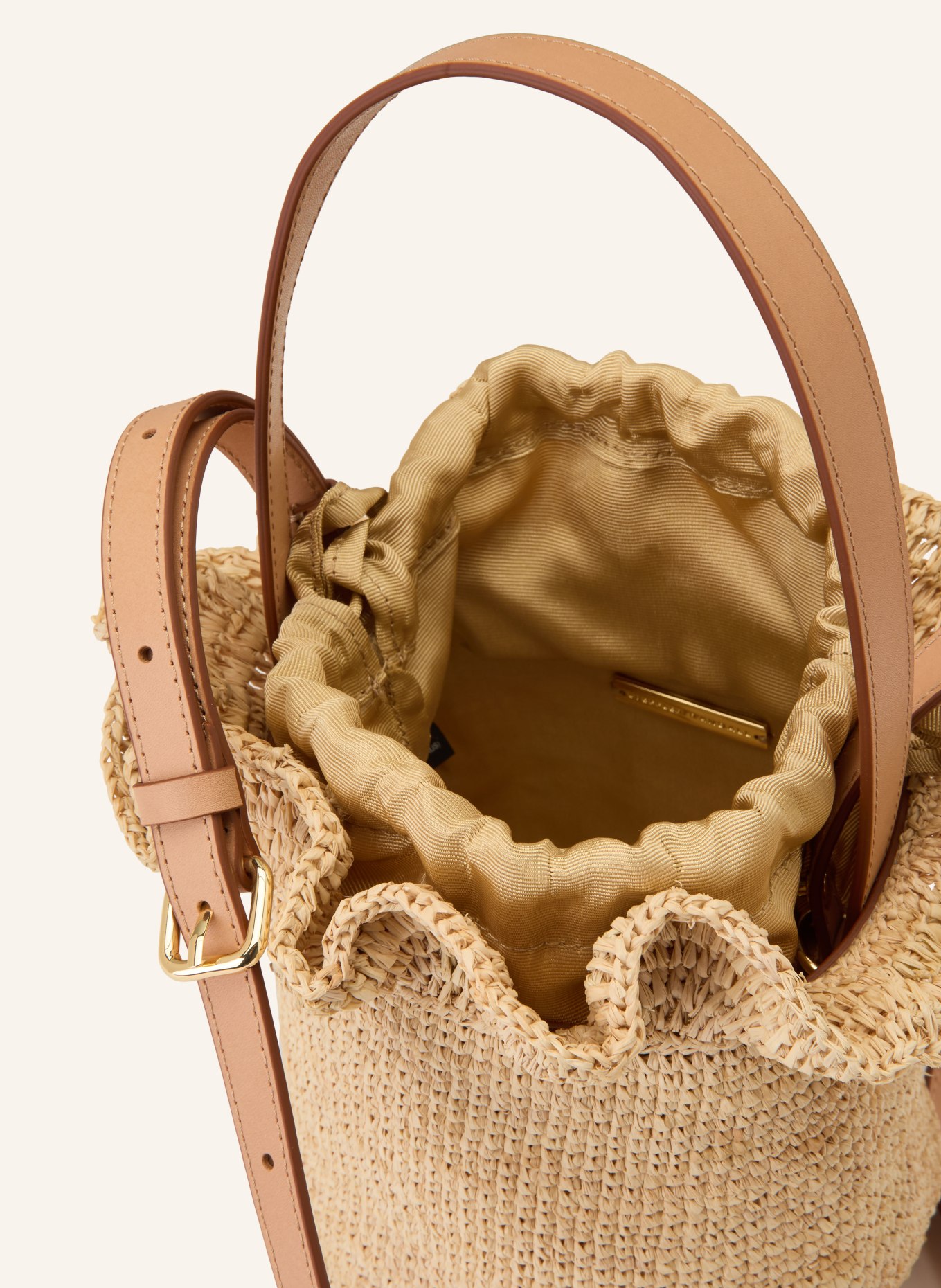 LOEFFLER RANDALL Beuteltasche LAITH: HELLBRAUN / BRAUN