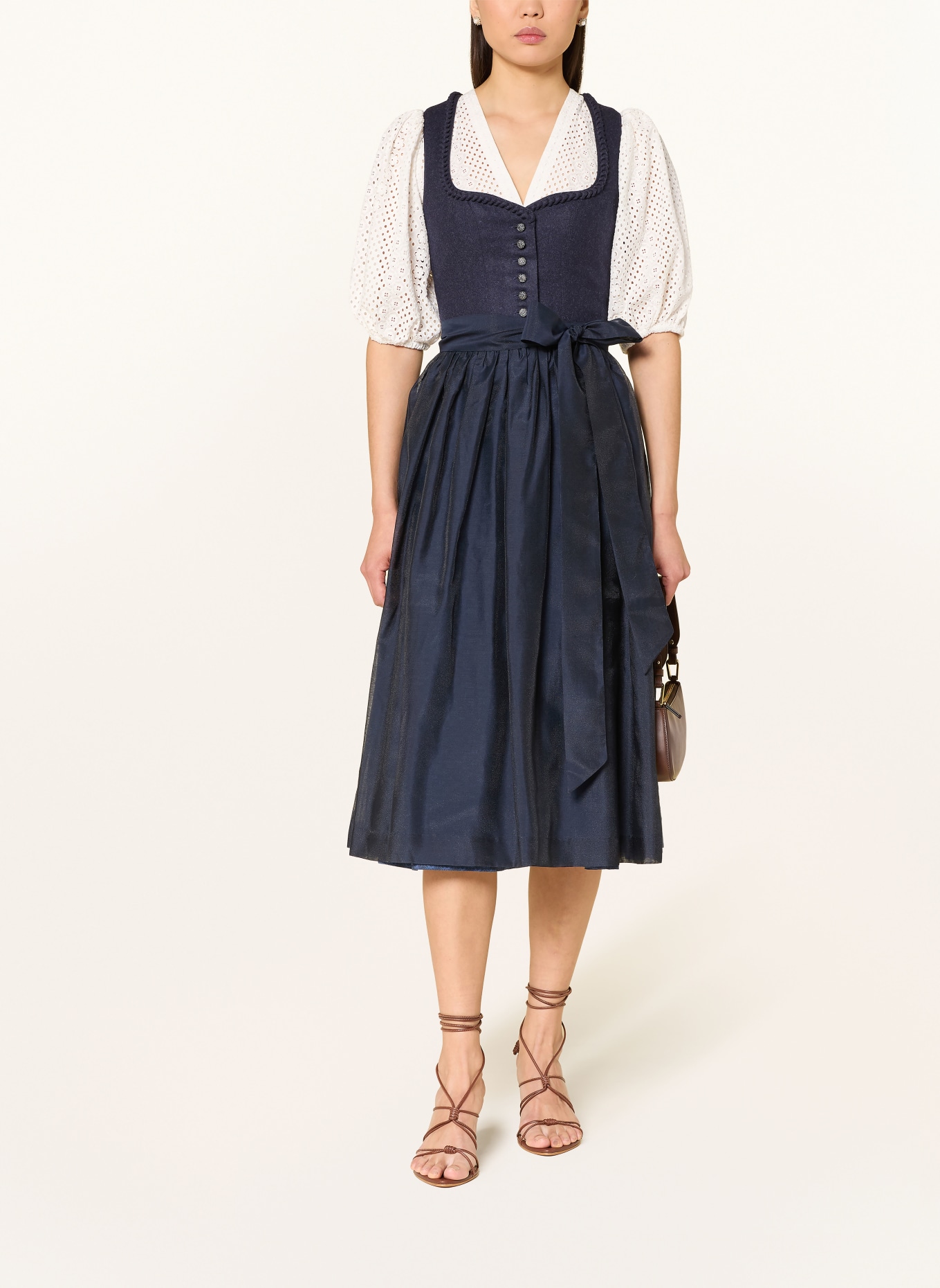 Johann & Johanna Dirndl ROTHSEE im Materialmix: DUNKELBLAU