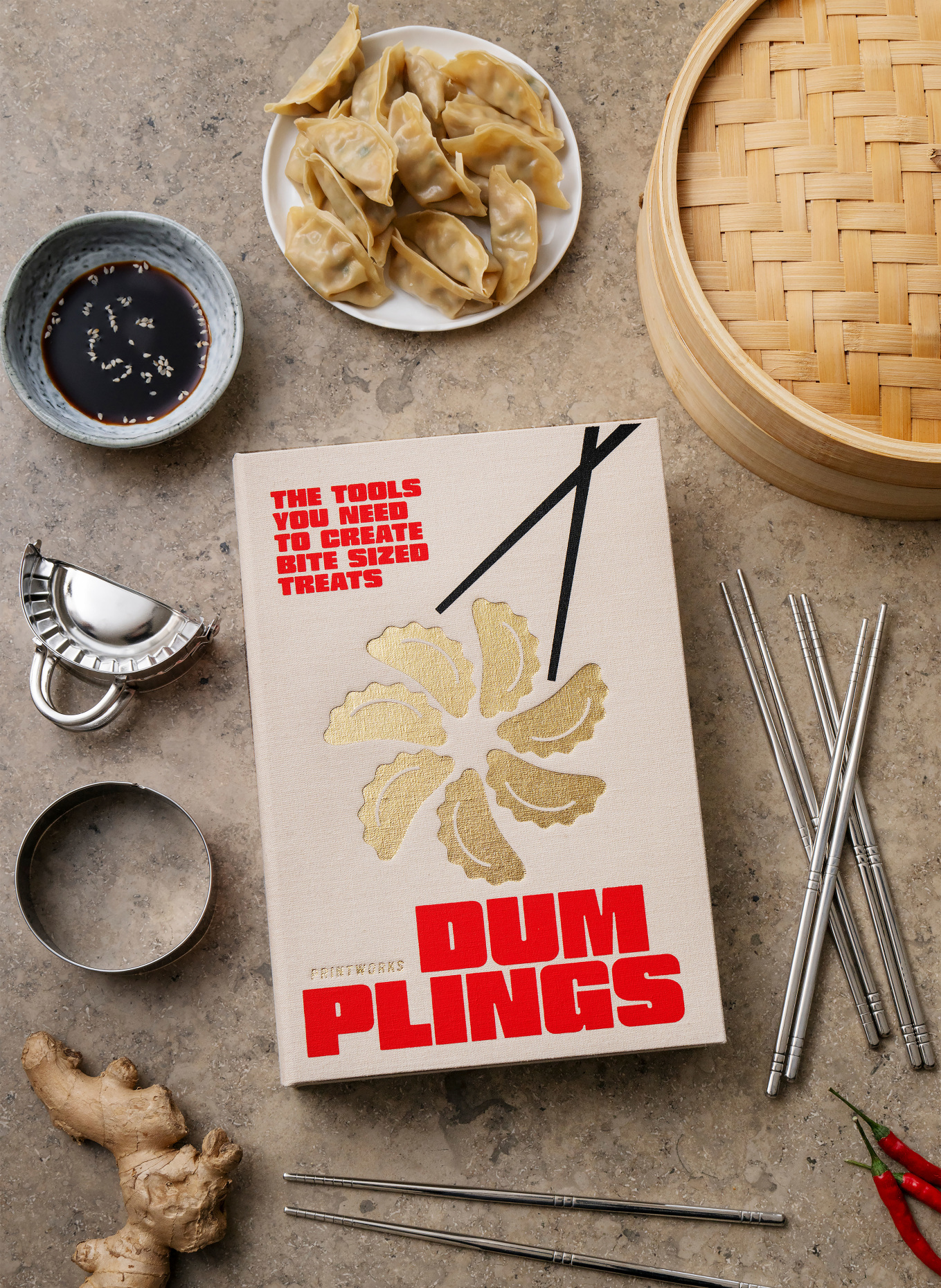 PRINTWORKS 10-delige set THE ESSENTIALS DUMPLING: ZILVER