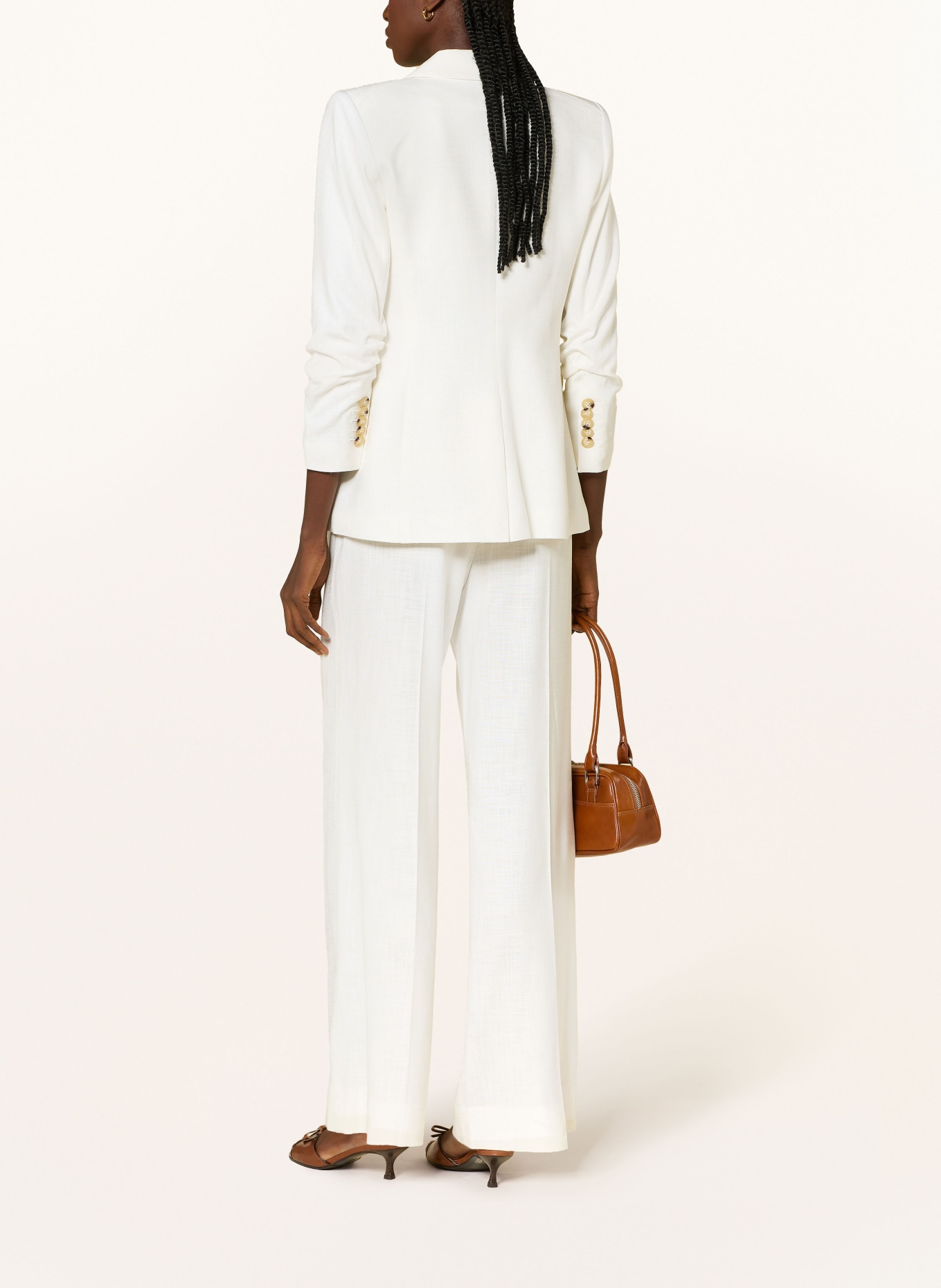 Veronica Beard MARBEAU slacks: ECRU