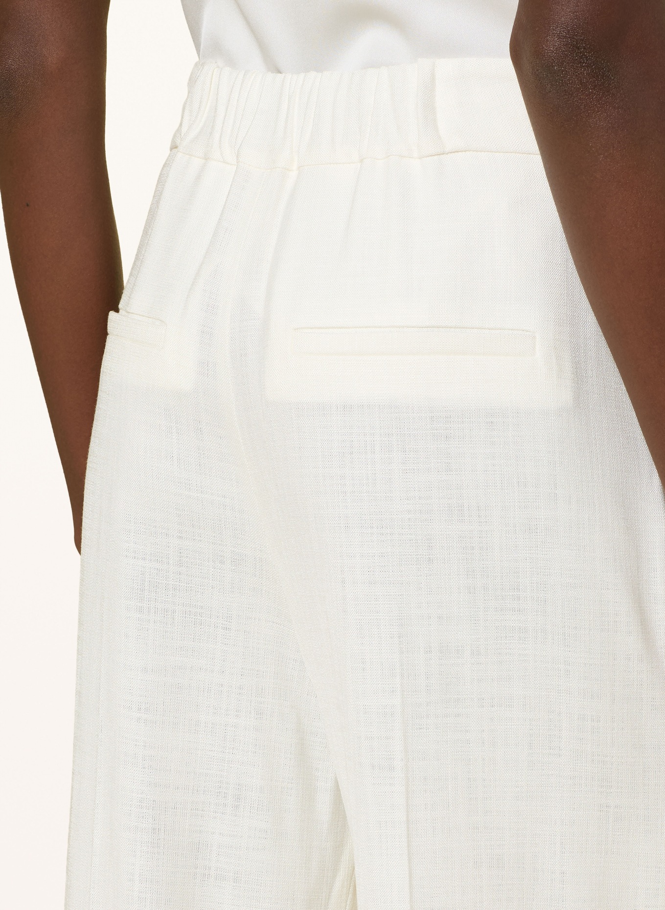 Veronica Beard MARBEAU slacks: ECRU