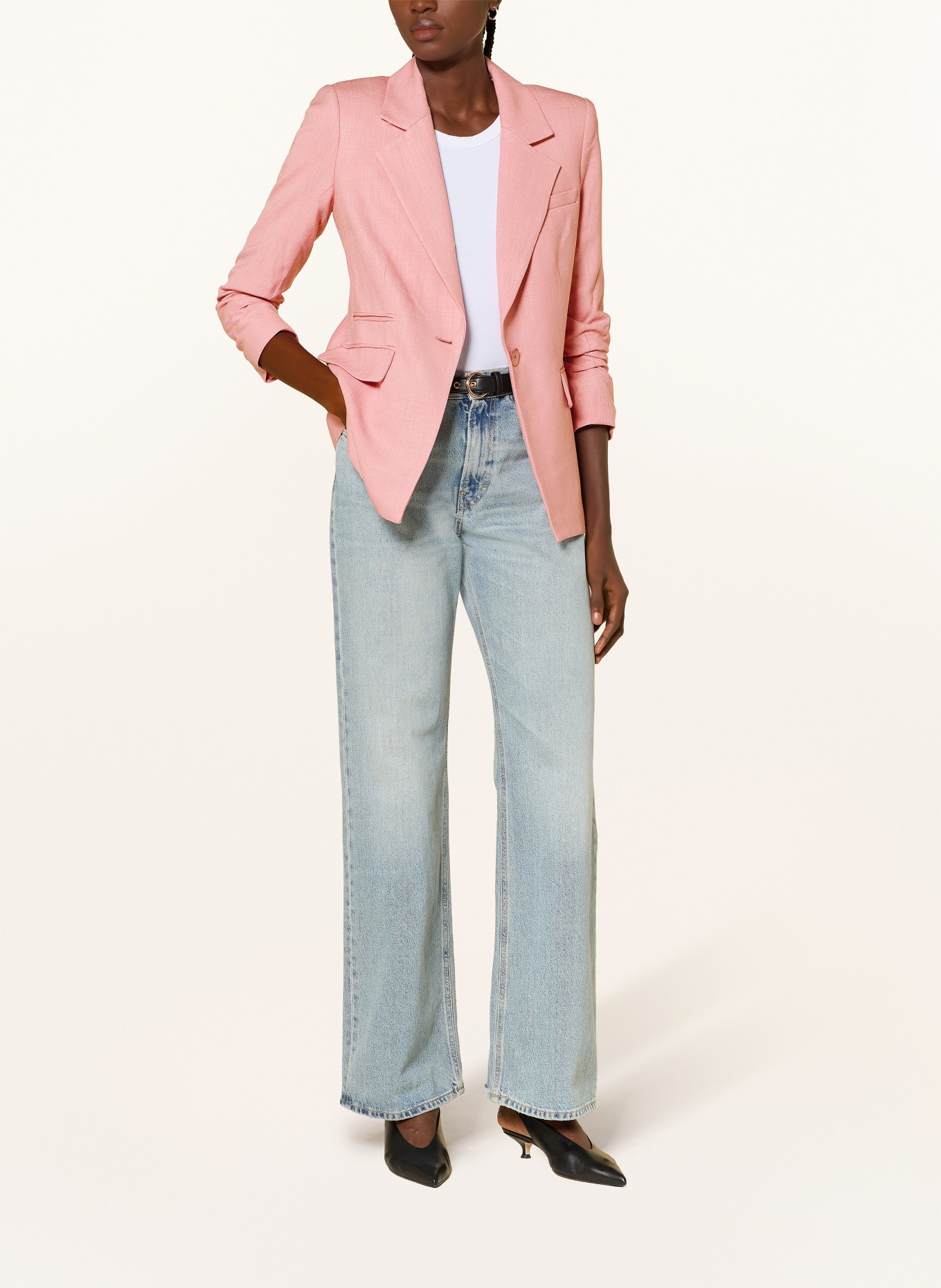 Veronica Beard Marynarka BATTISTA: RÓŻOWY