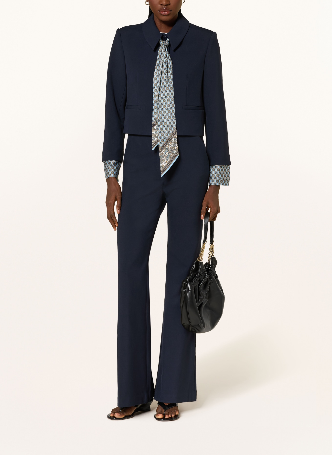 Veronica Beard Bootcut-Hose ARDEN: DUNKELBLAU