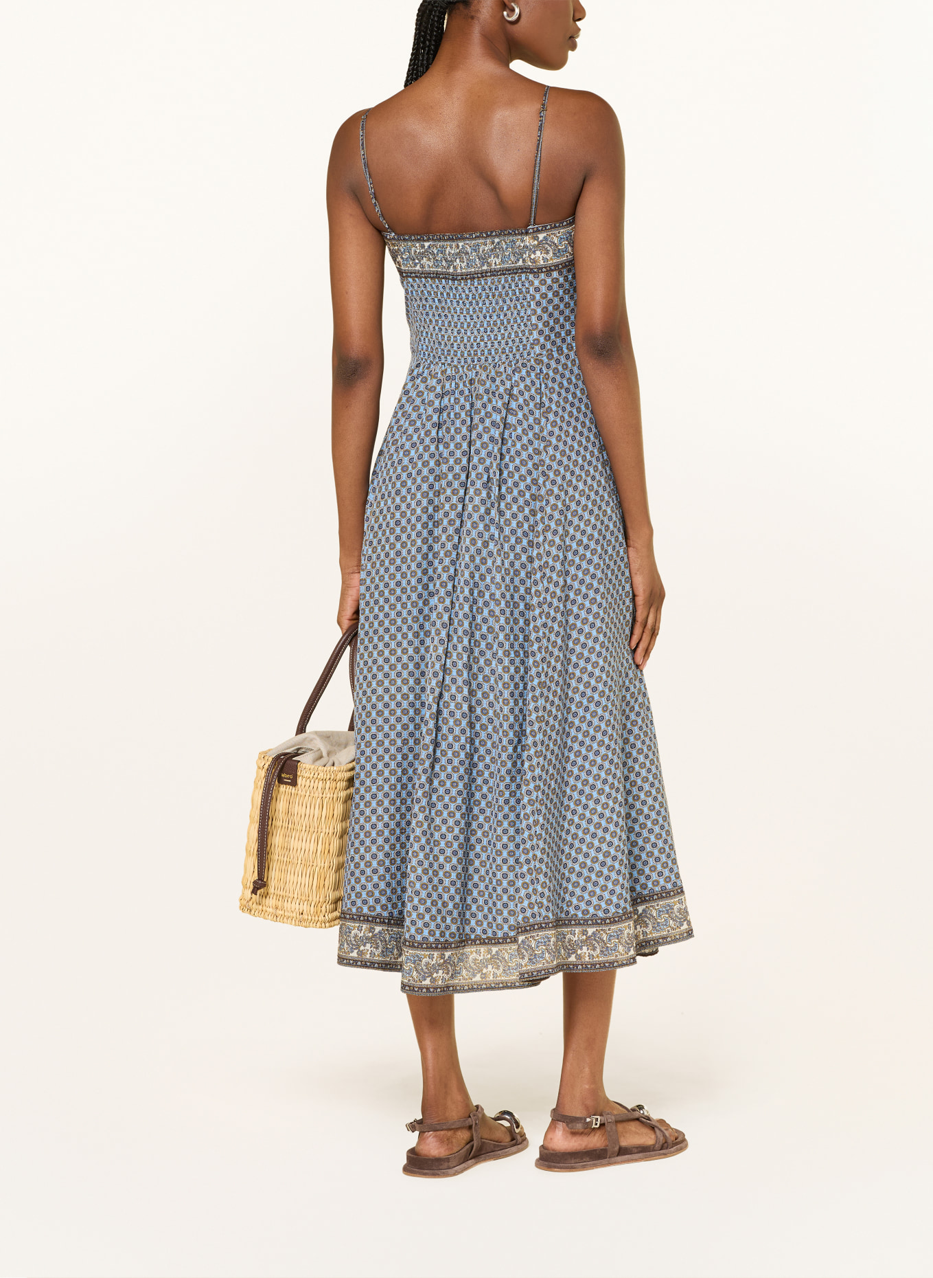 Veronica Beard Sukienka LANA: NIEBIESKI / KHAKI / GRANATOWY