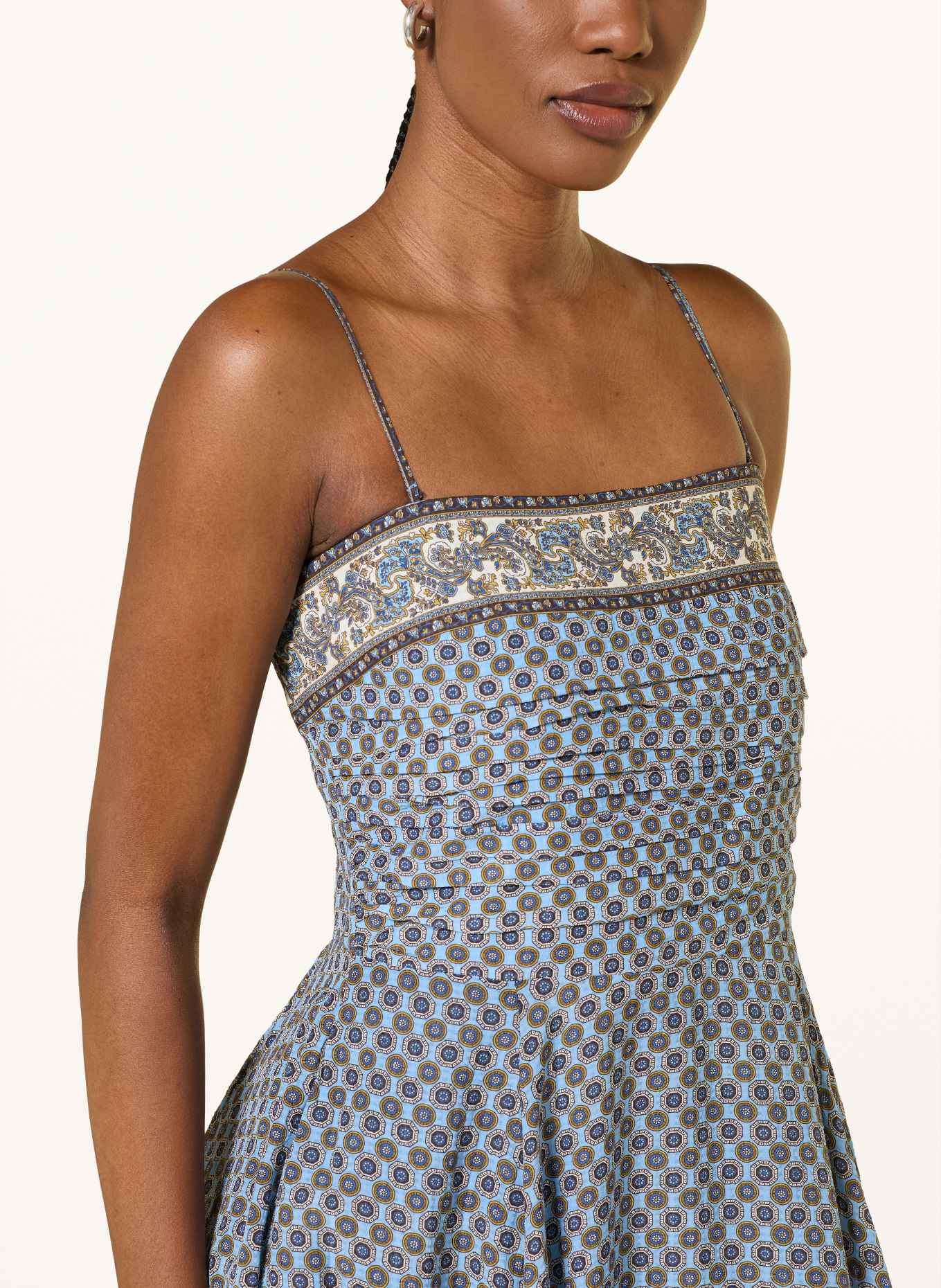 Veronica Beard Sukienka LANA: NIEBIESKI / KHAKI / GRANATOWY