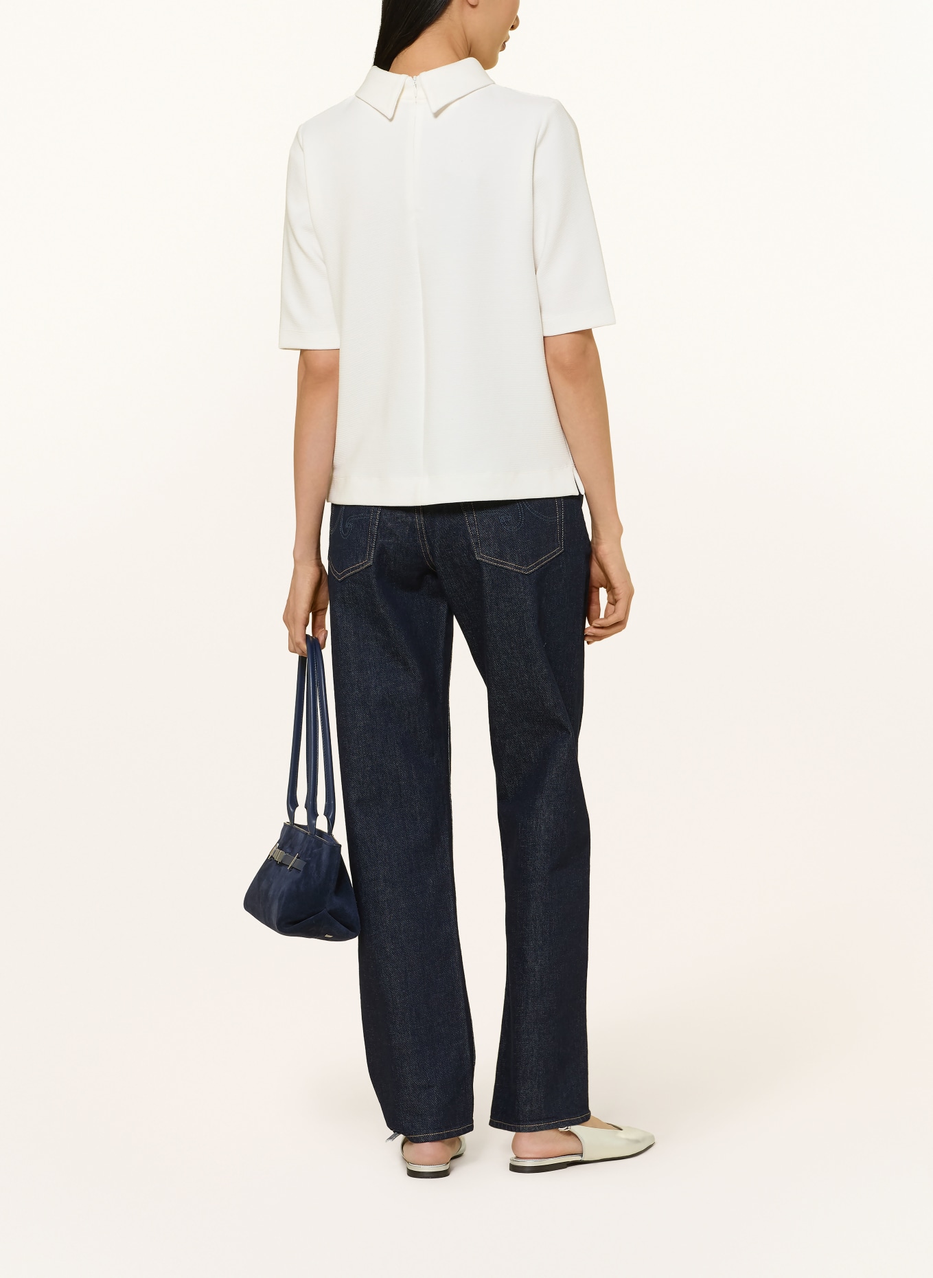 HOBBS Rollkragenshirt TALI: CREME