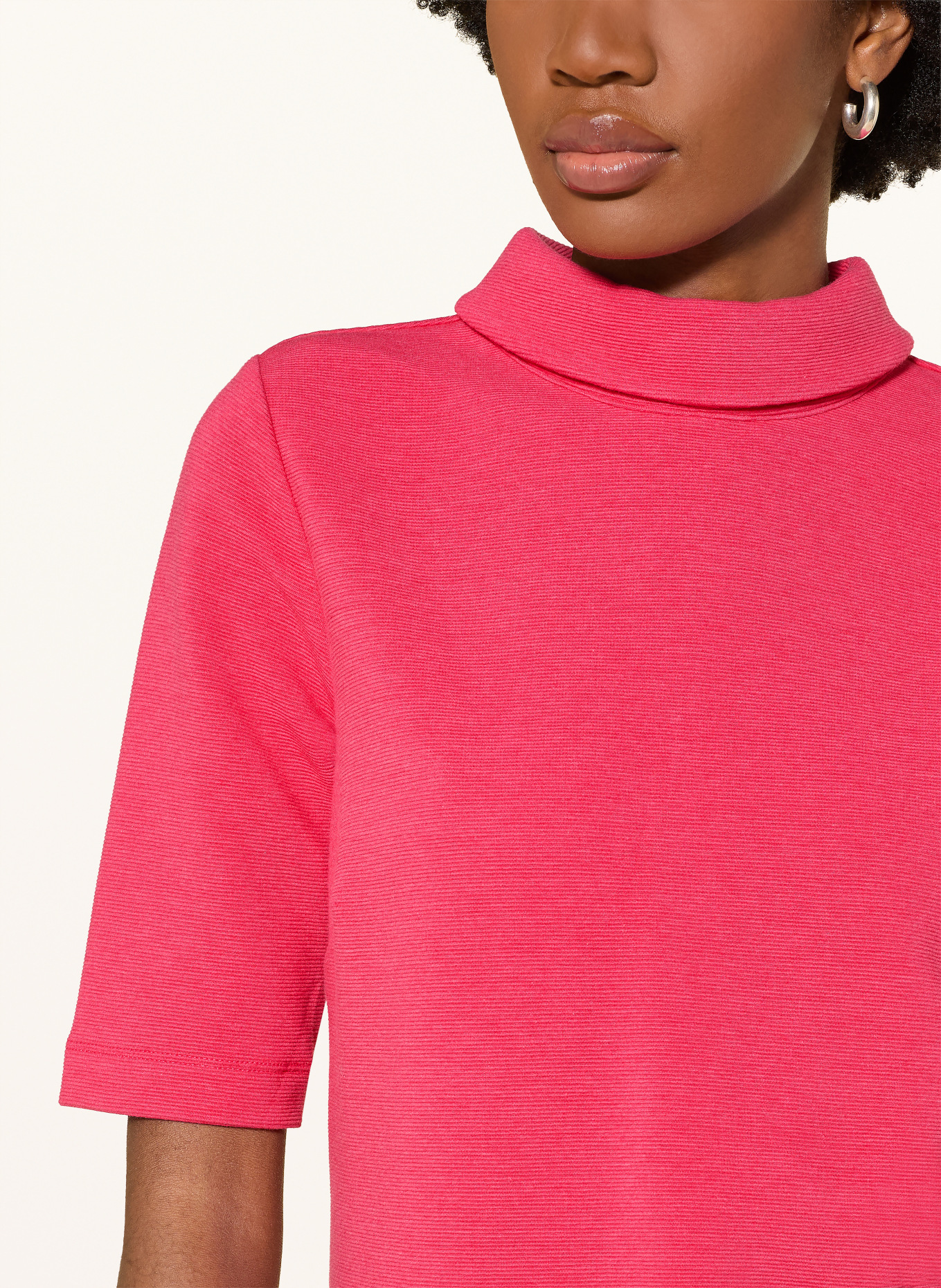 HOBBS Pull à col roulé TALI: ROSE FUCHSIA FLUO