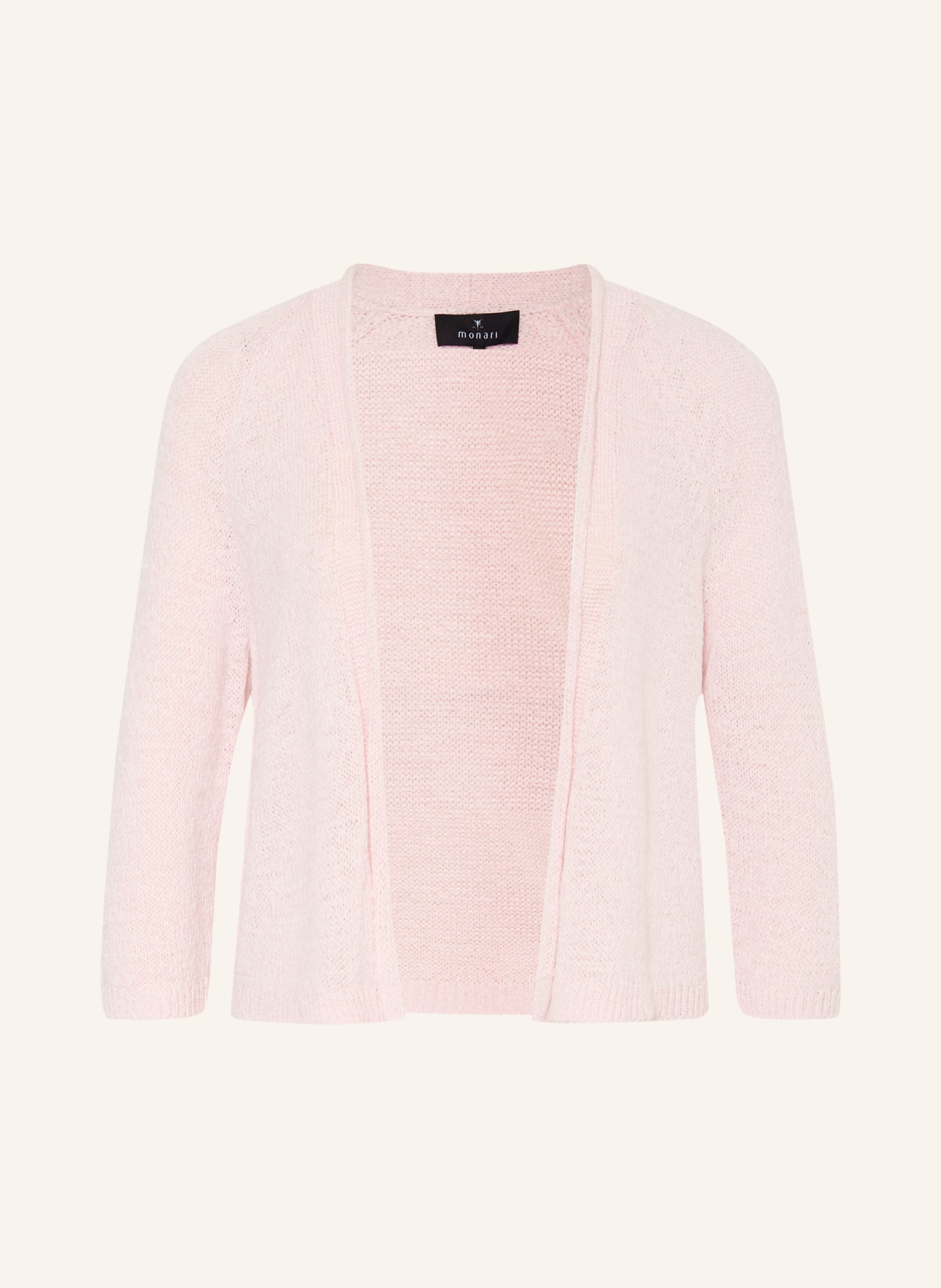 monari Gebreide trui met 3/4-mouwen: ROSE CLAIR