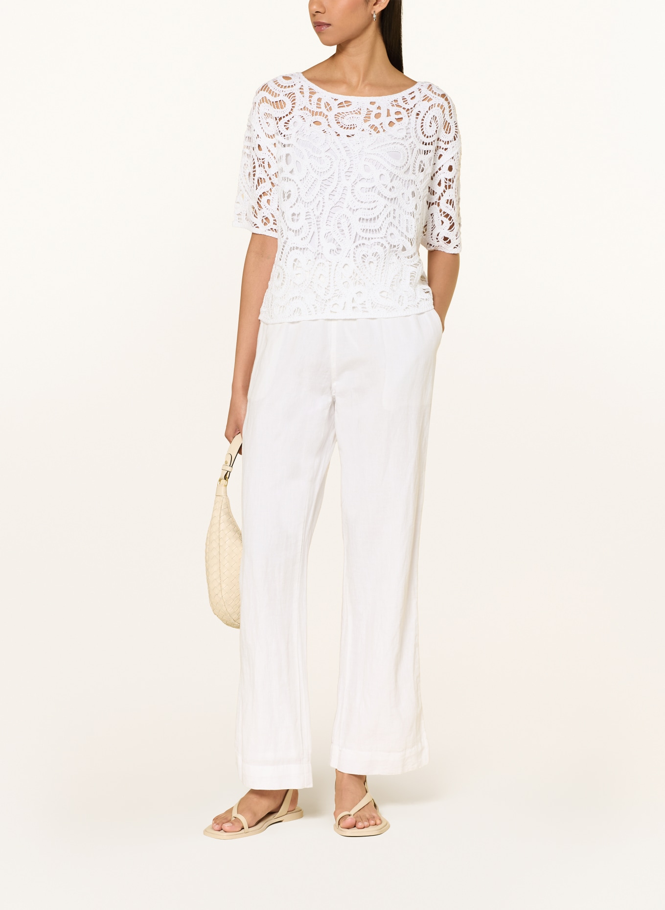 monari Gehaakt shirt: WIT