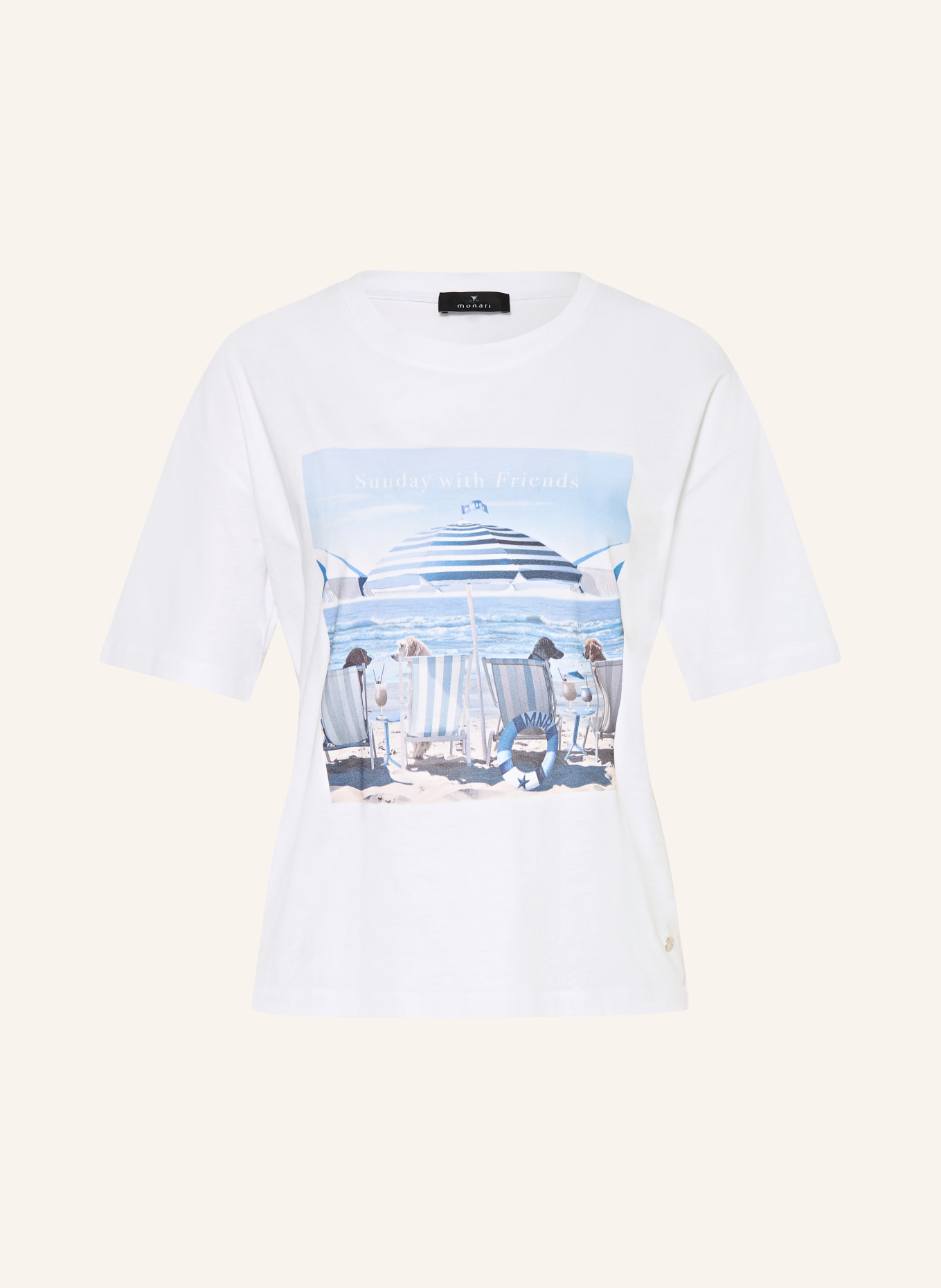 monari T-shirt: WHITE