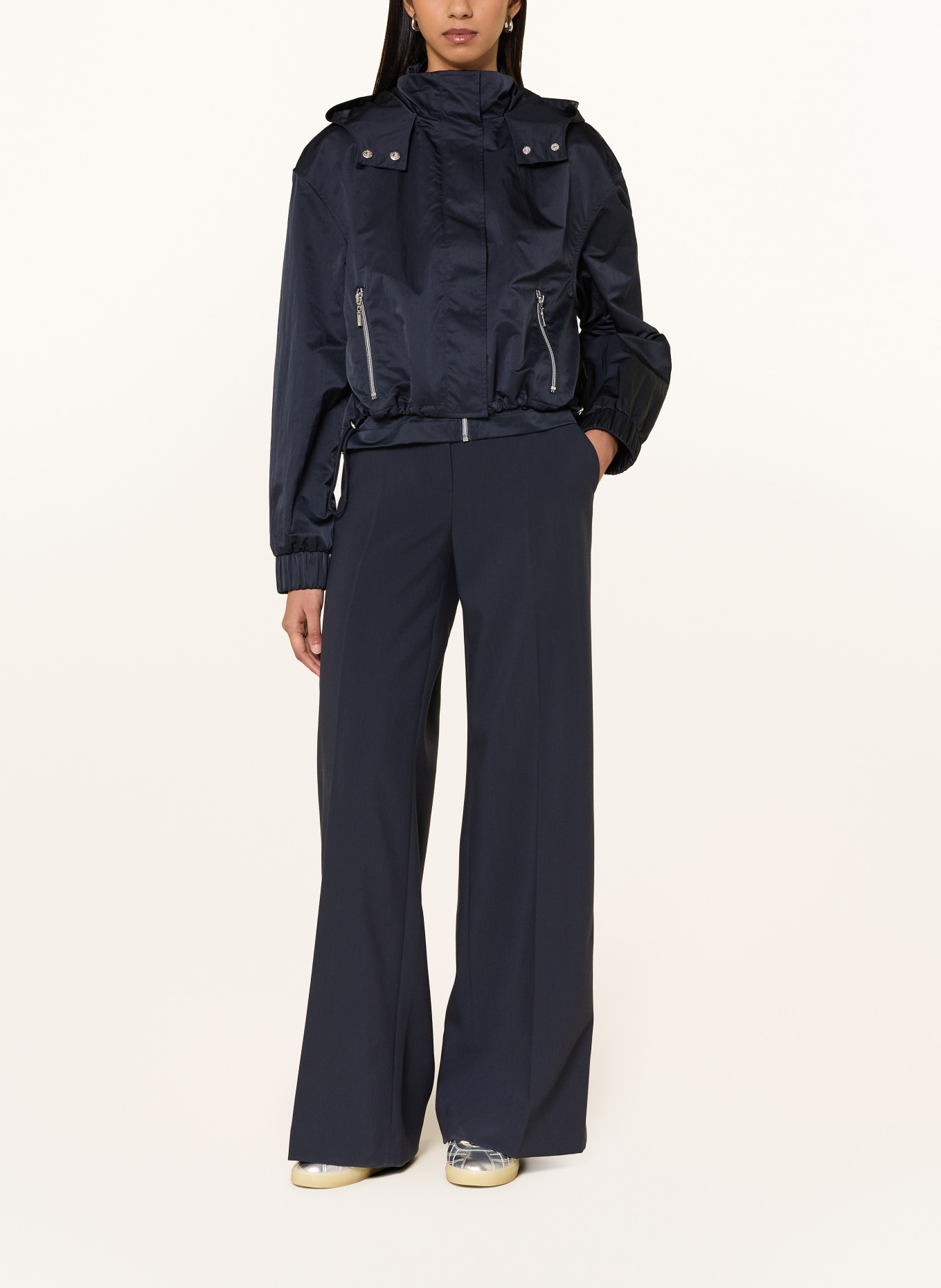monari blouson: DONKERBLAUW