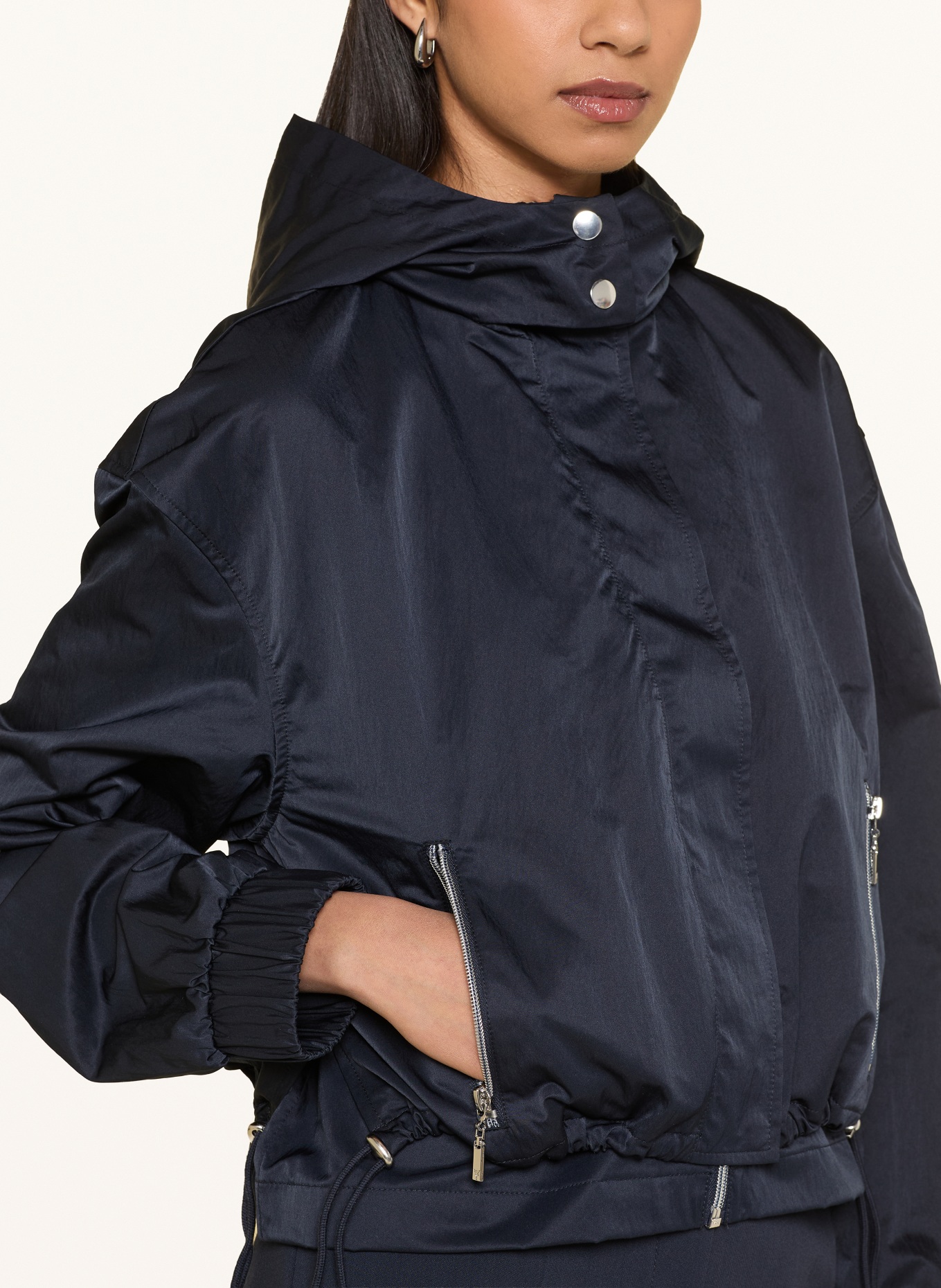 monari blouson: DONKERBLAUW