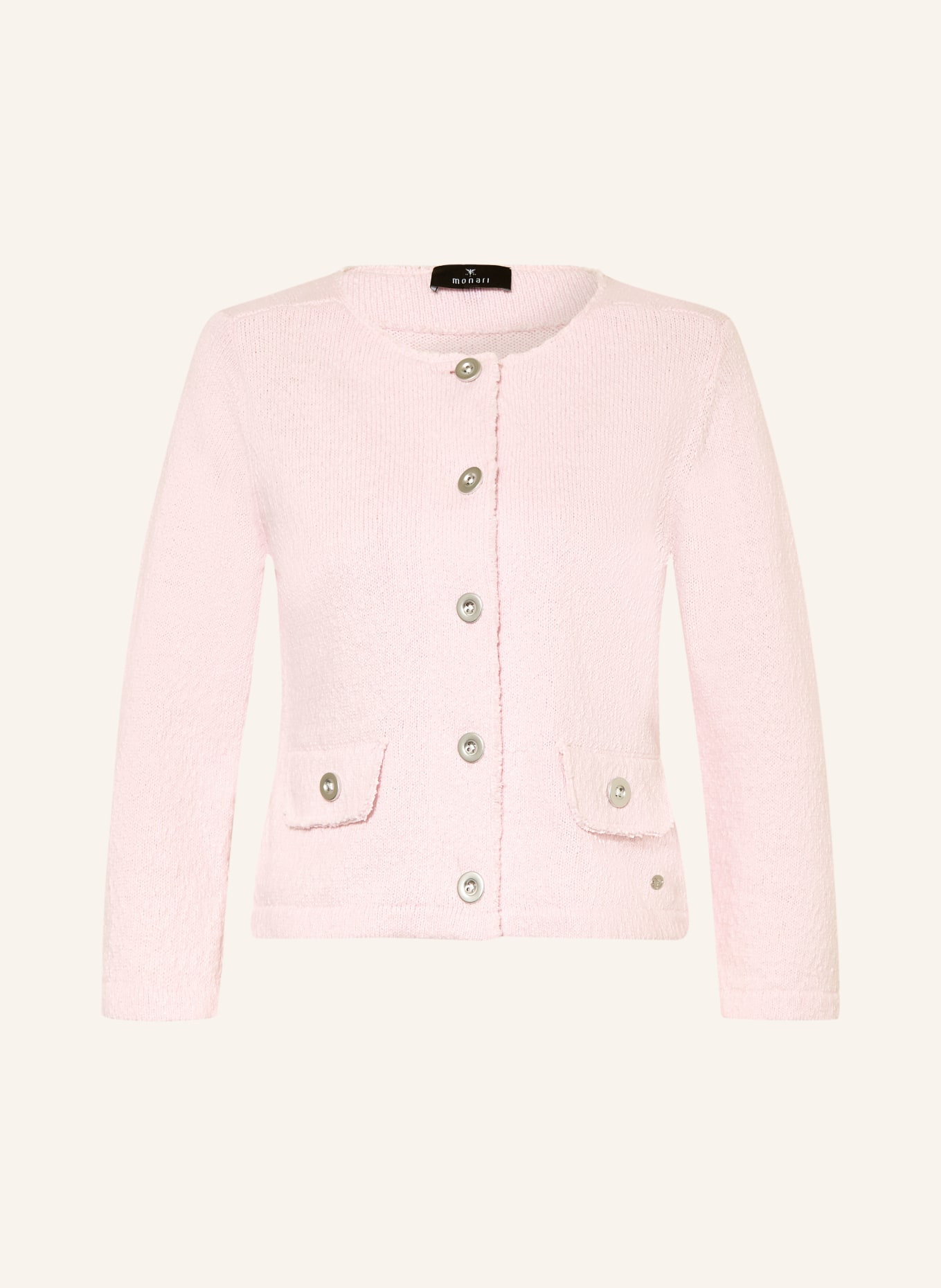 monari Strickjacke mit 3/4-Arm: HELLROSA