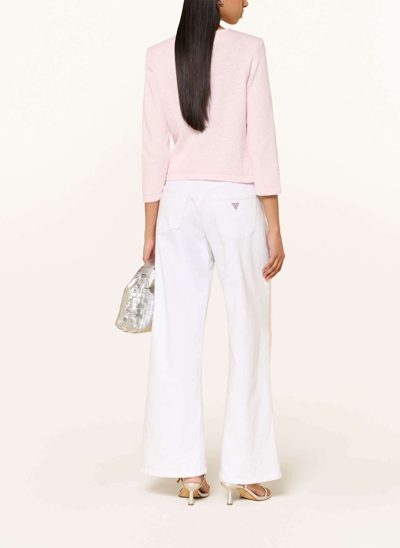 monari Strickjacke mit 3/4-Arm: HELLROSA