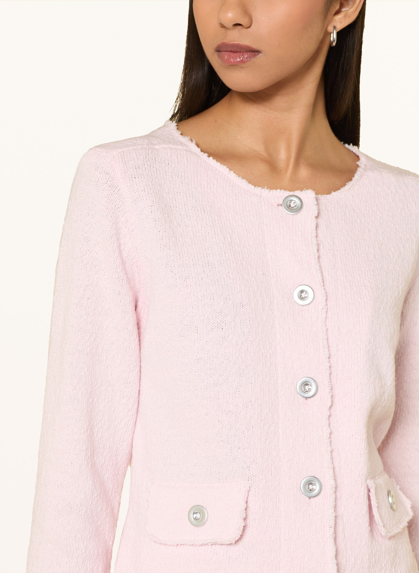 monari Strickjacke mit 3/4-Arm: HELLROSA