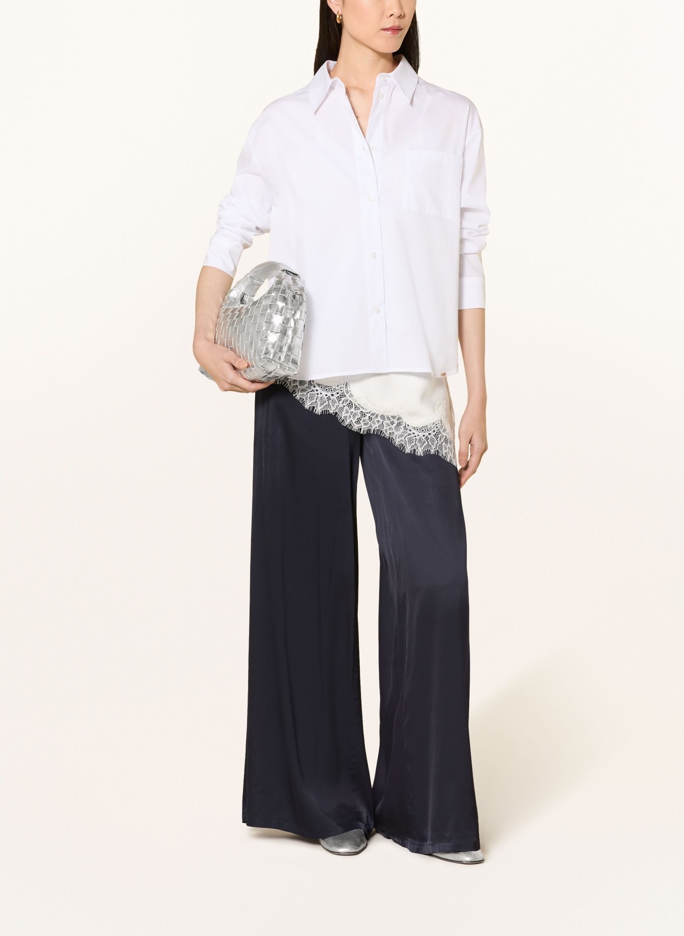 monari Marlene-broek: DONKERBLAUW