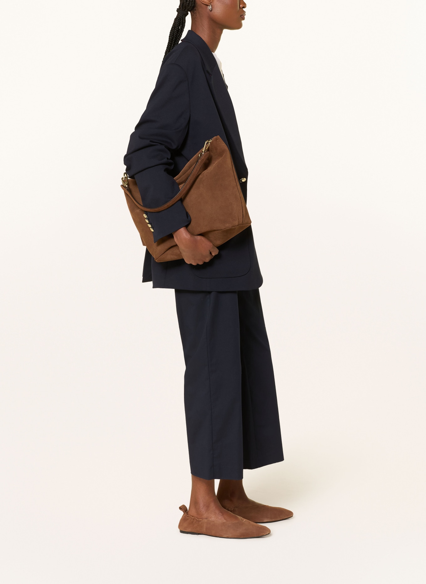 monari 3/4-length pants: DARK BLUE