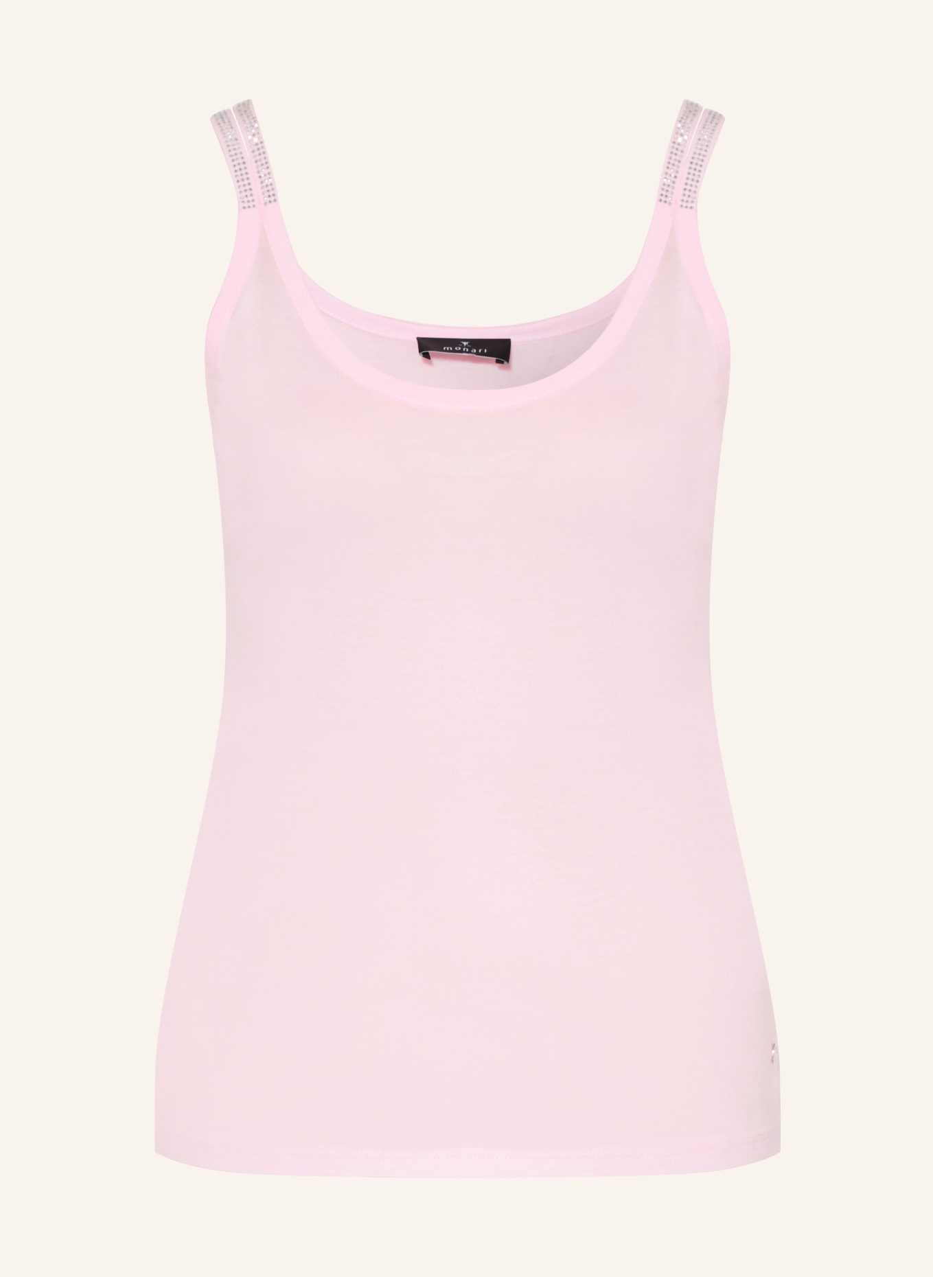 monari Top met sierstenen: ROSE CLAIR