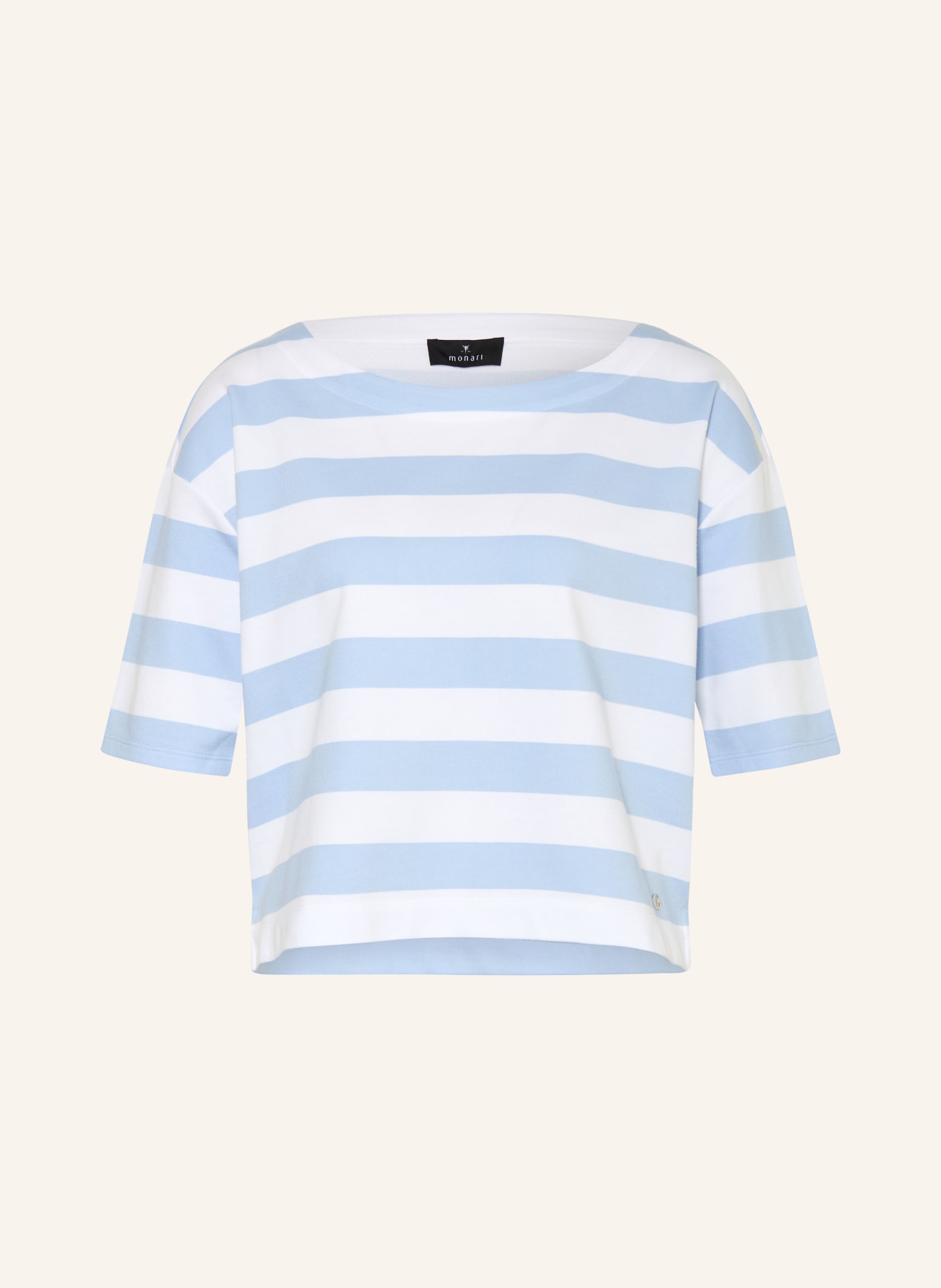 monari Sweatshirt: LICHTBLAUW / WIT