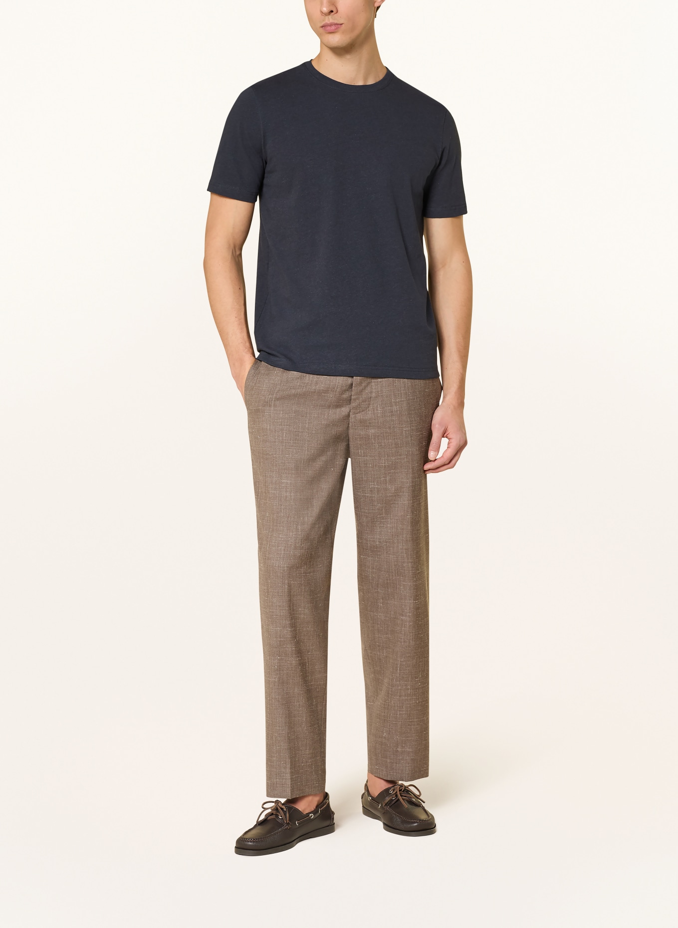 TIGER OF SWEDEN T-shirt OLAF: BLEU FONCÉ