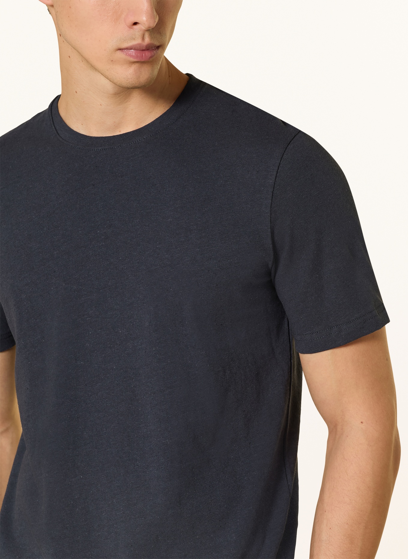 TIGER OF SWEDEN T-shirt OLAF: BLEU FONCÉ