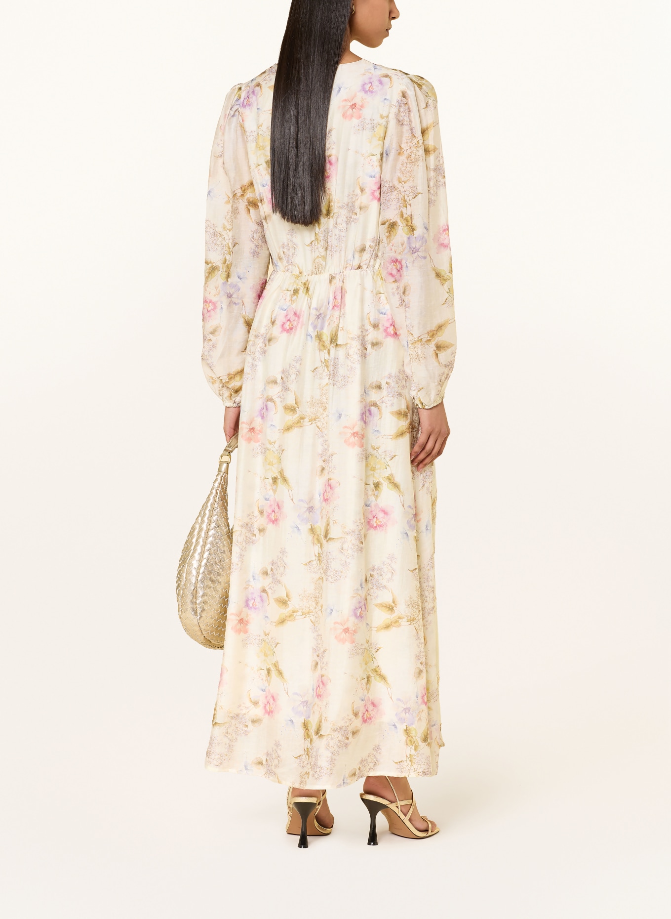 NEO NOIR Sukienka SILFI: KREMOWY / BLADORÓŻOWY / OLIWKOWY