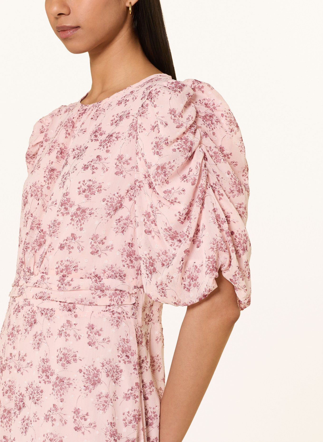 NEO NOIR Sukienka KIKKA: BLADORÓŻOWY / BRUDNY RÓŻ