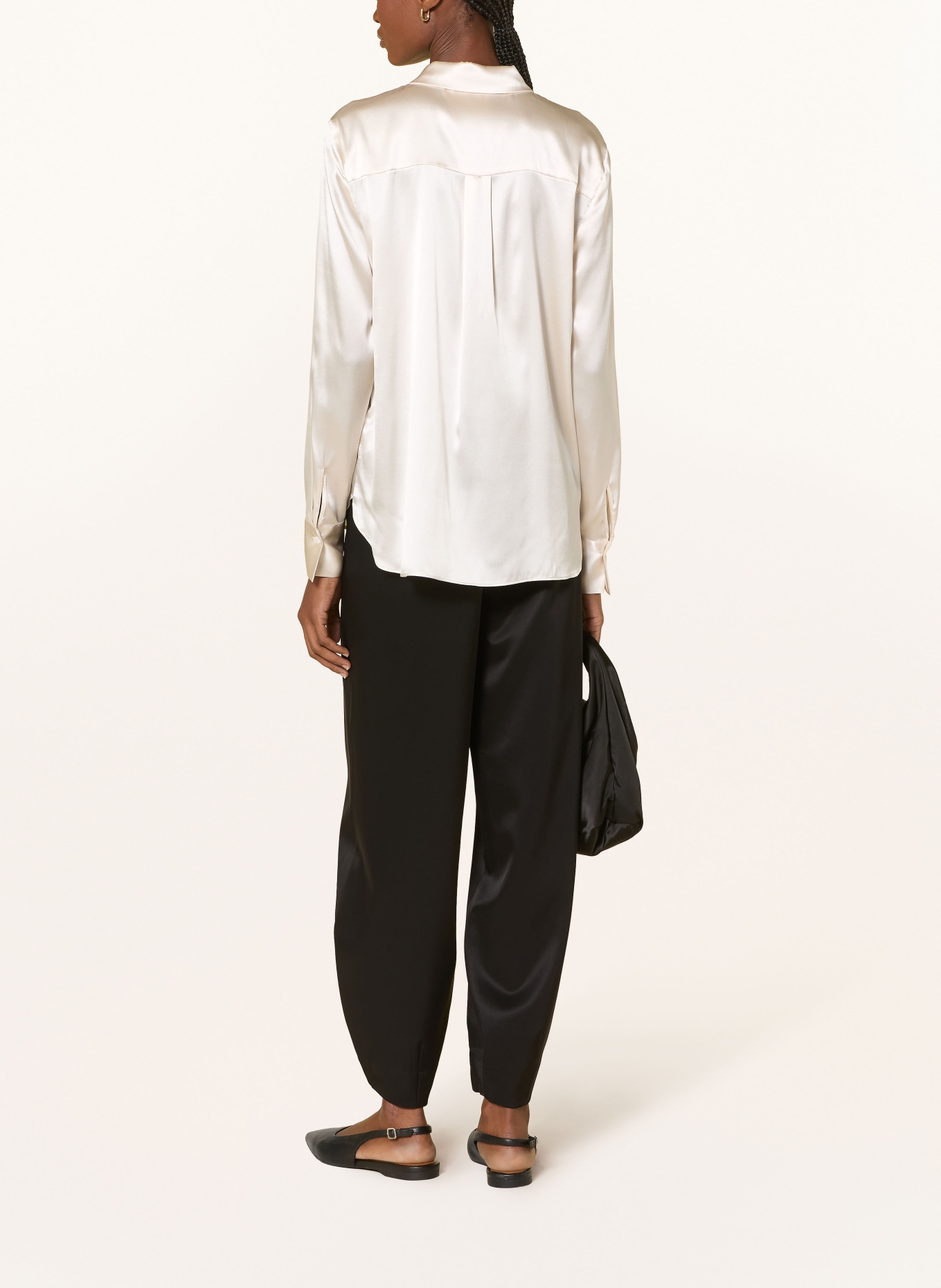 darling harbour Bluzka koszulowa z jedwabiu: CHAMPAGNER