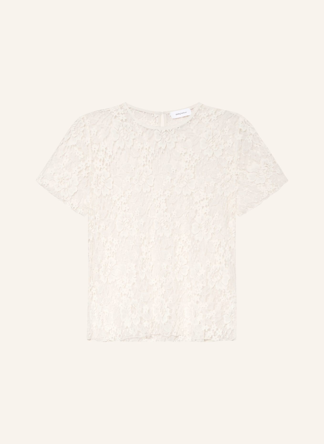 darling harbour Blusenshirt aus Spitze: OFFWHITE