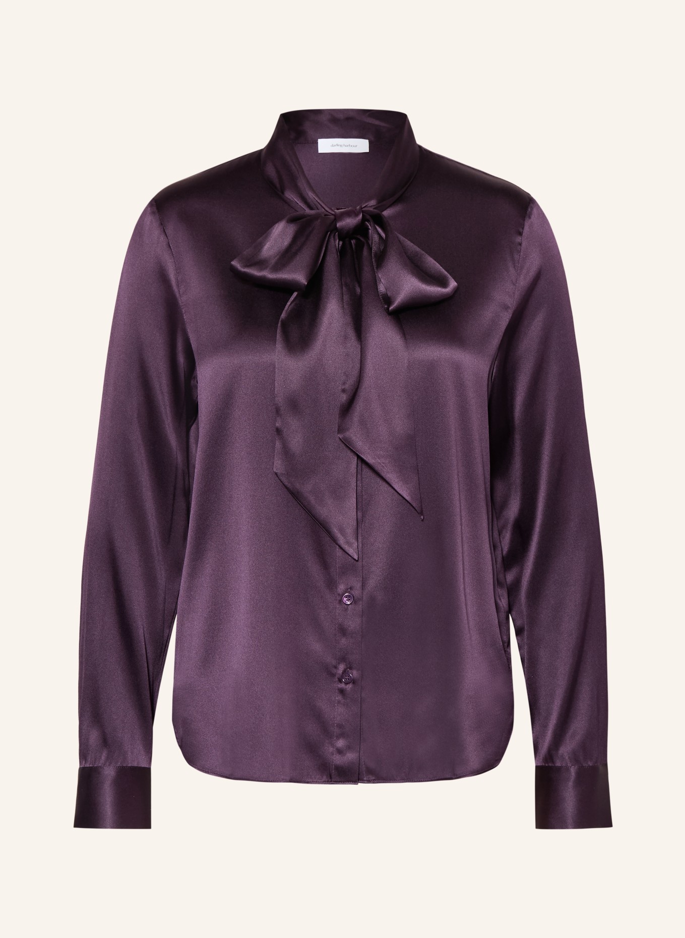 darling harbour Schluppenbluse aus Seide: BLUEBERRY