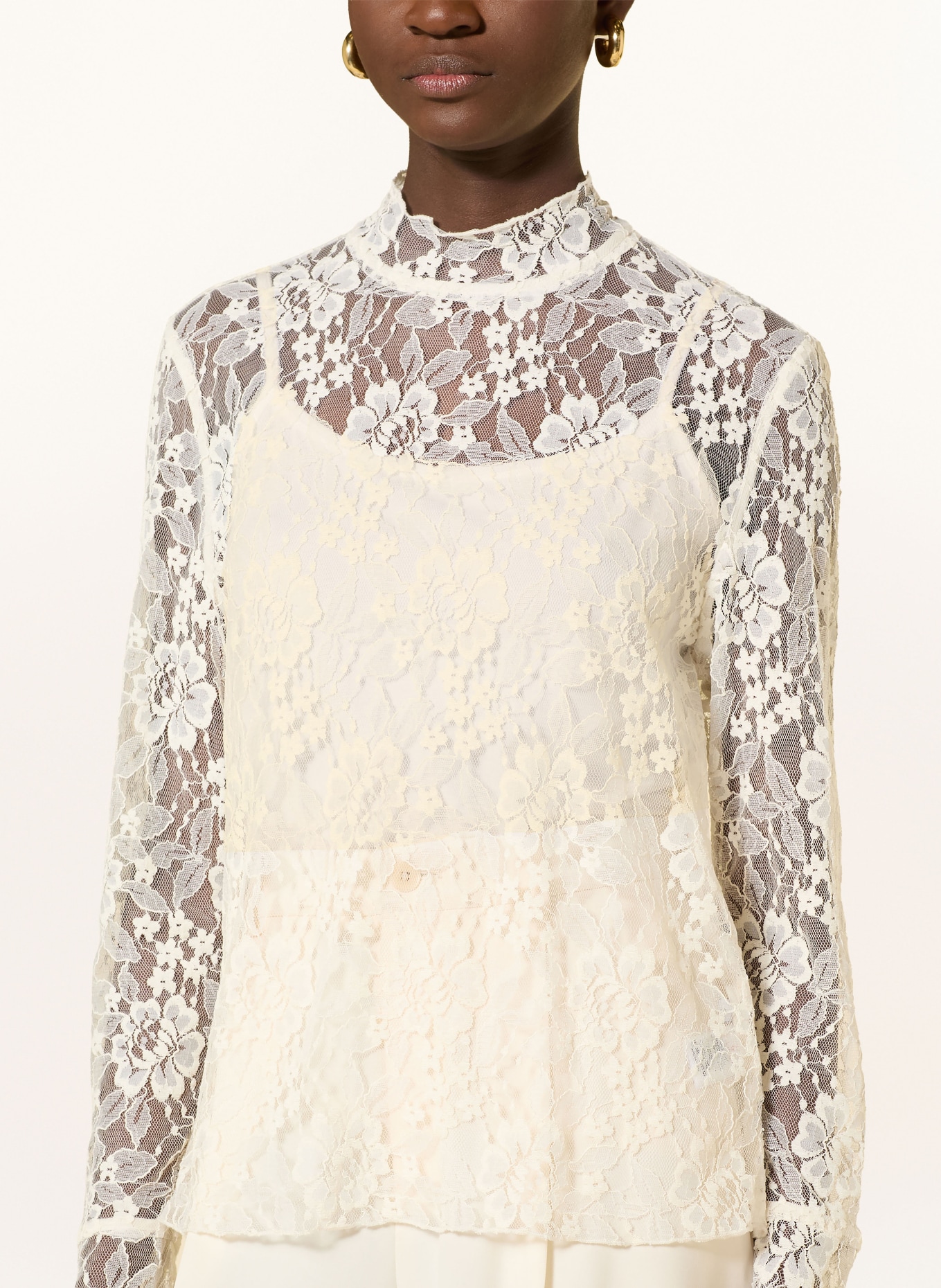 darling harbour Krajková halenka: OFFWHITE