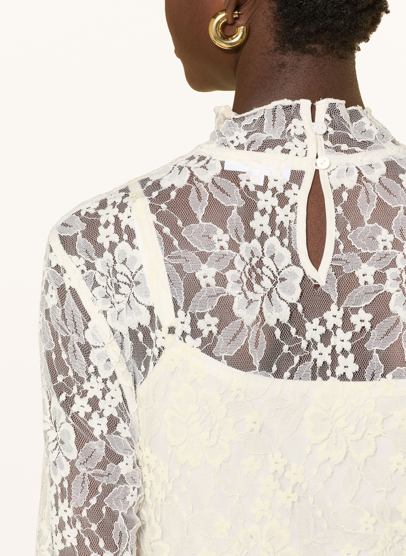 darling harbour Krajková halenka: OFFWHITE