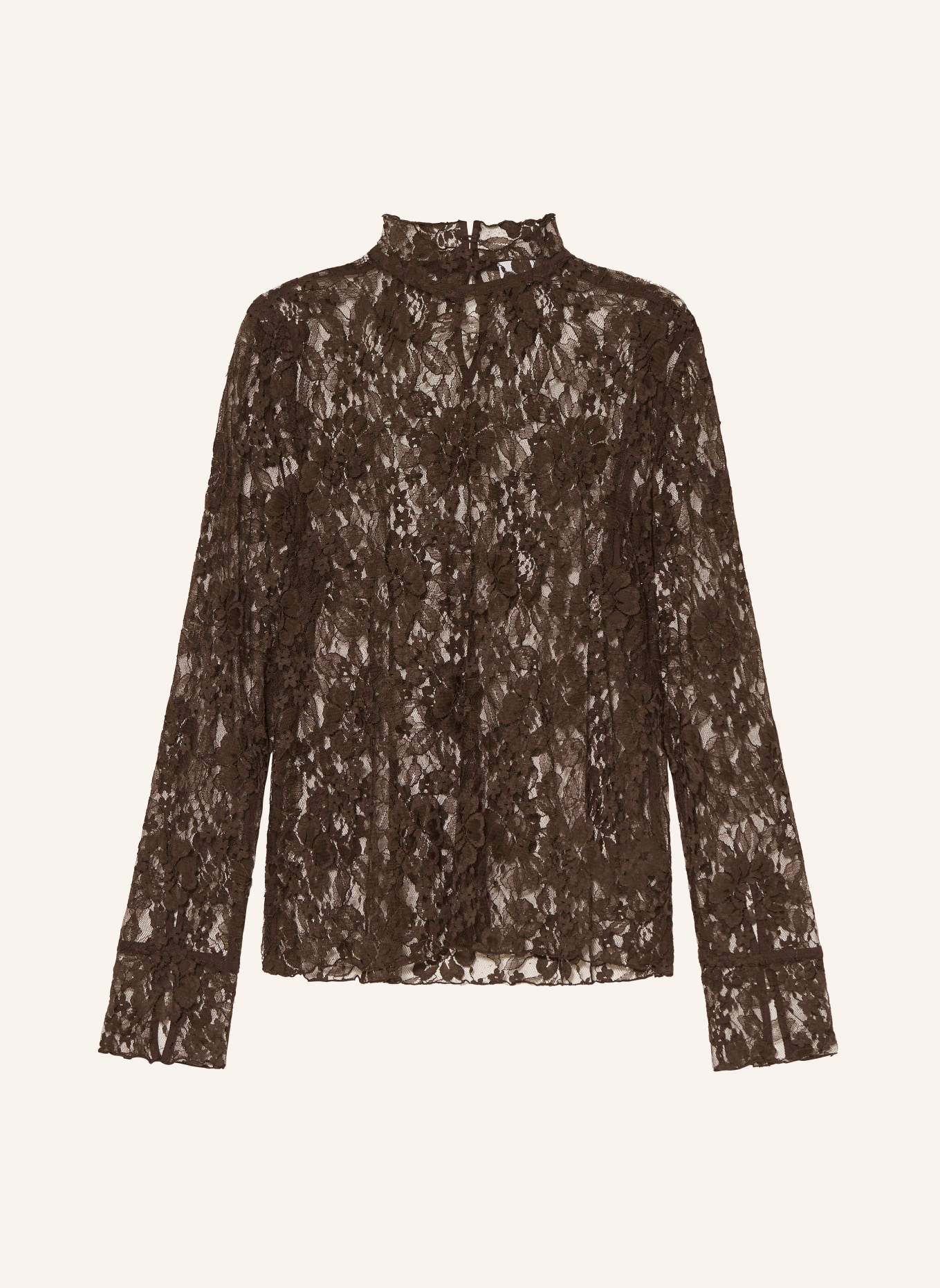 darling harbour Krajková halenka: DARK BROWN