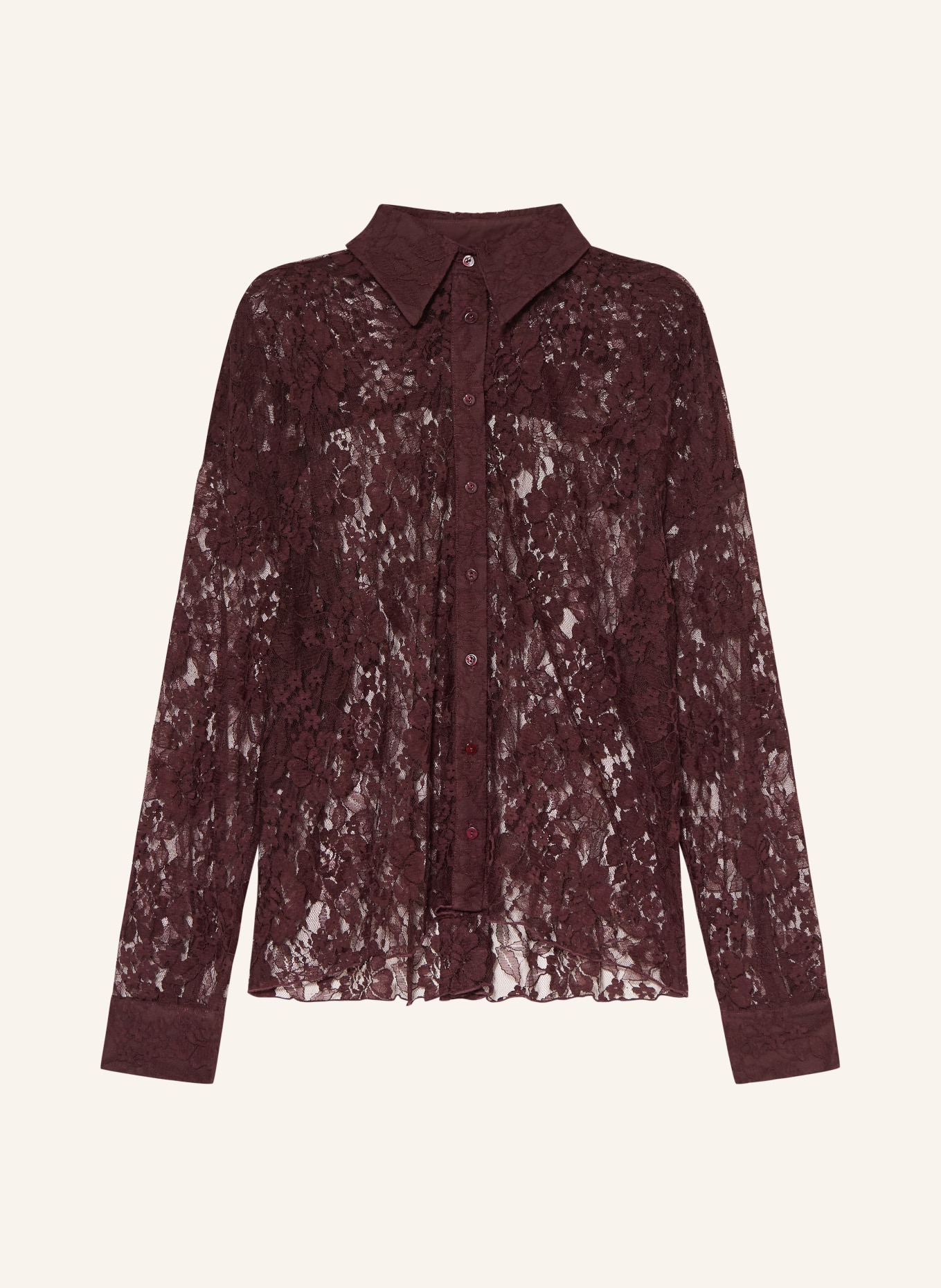 darling harbour Hemdbluse aus Spitze: deep merlot