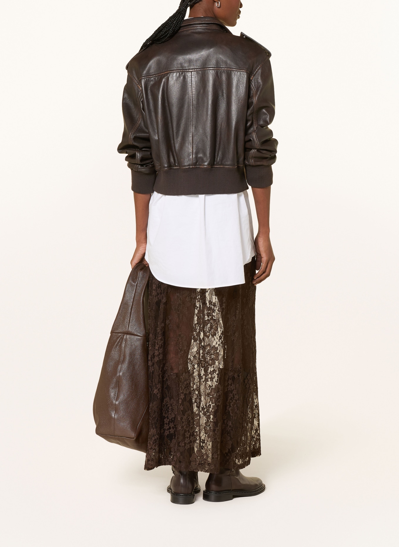 darling harbour Spitzenrock: DARK BROWN