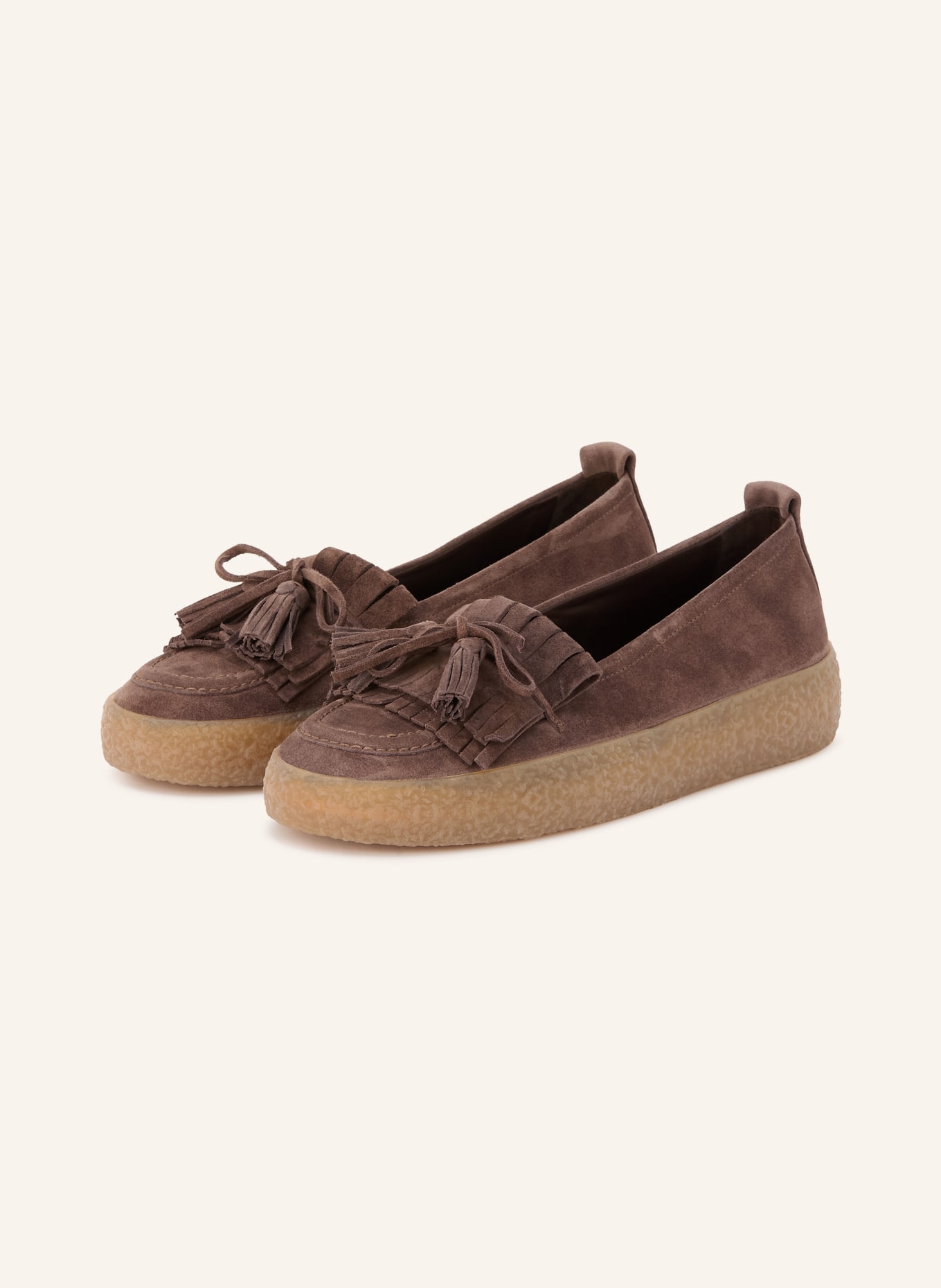KENNEL & SCHMENGER Plateau-Loafer: DUNKELBRAUN