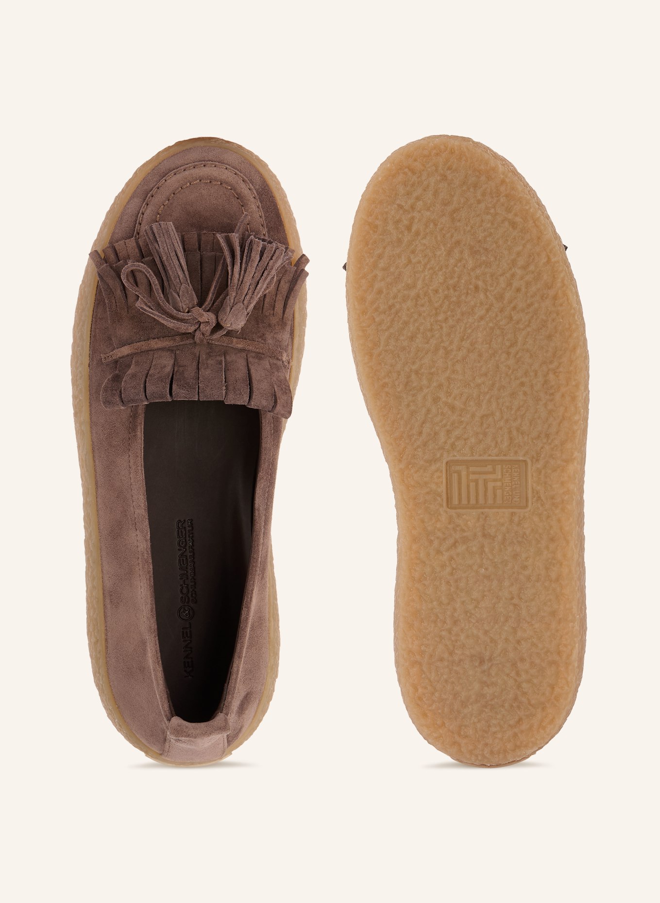 KENNEL & SCHMENGER Plateau-Loafer: DUNKELBRAUN