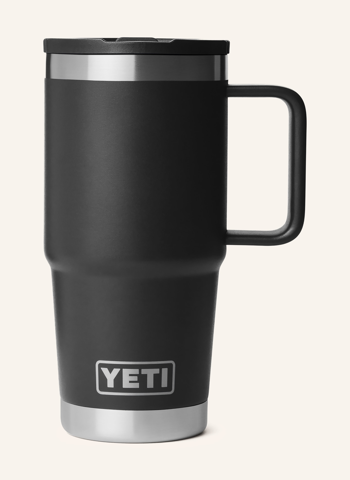 YETI Thermosbeker RAMBLER®: ZWART / ZILVER