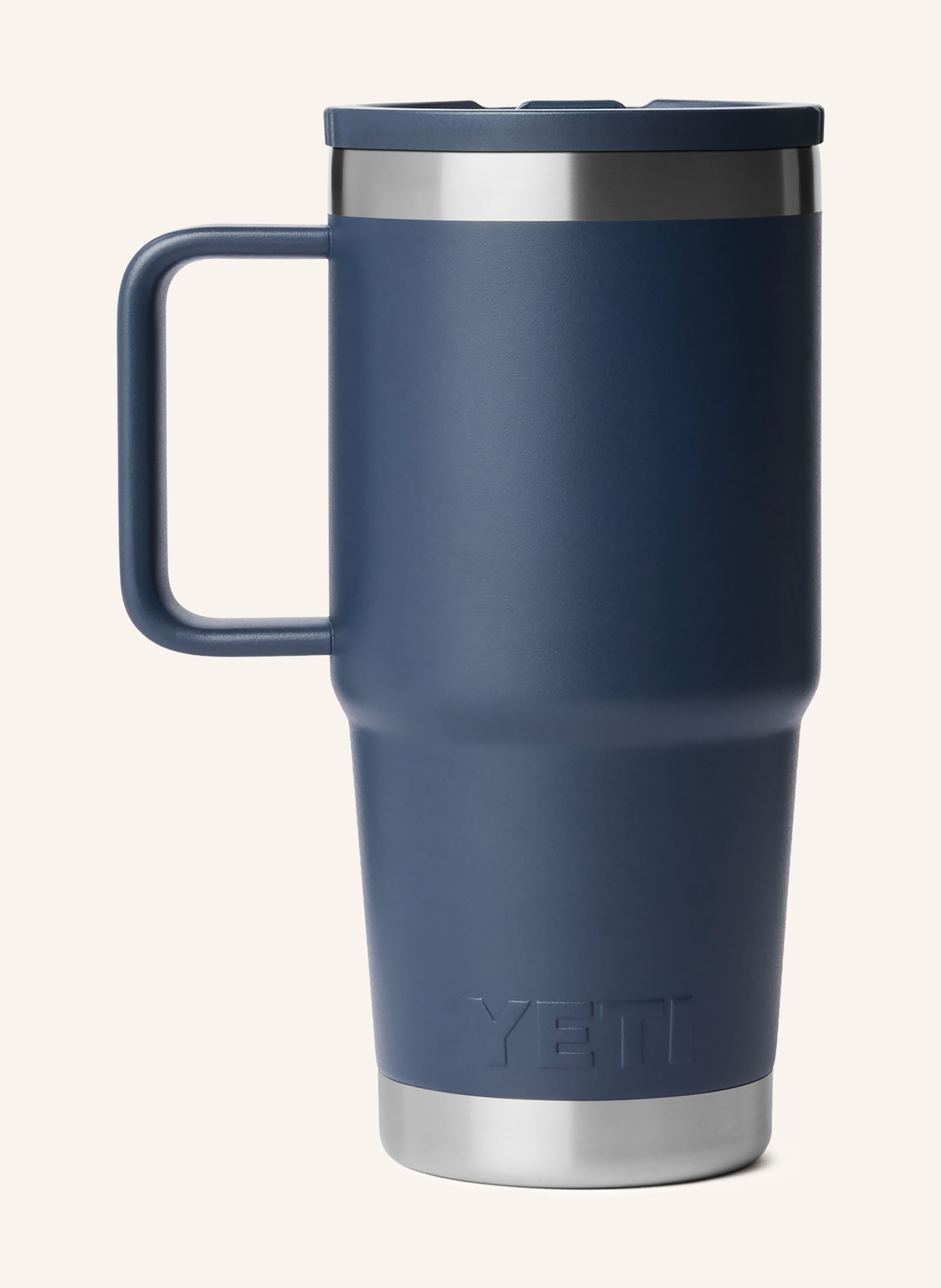 YETI Thermosbeker RAMBLER®: ZWART / ZILVER