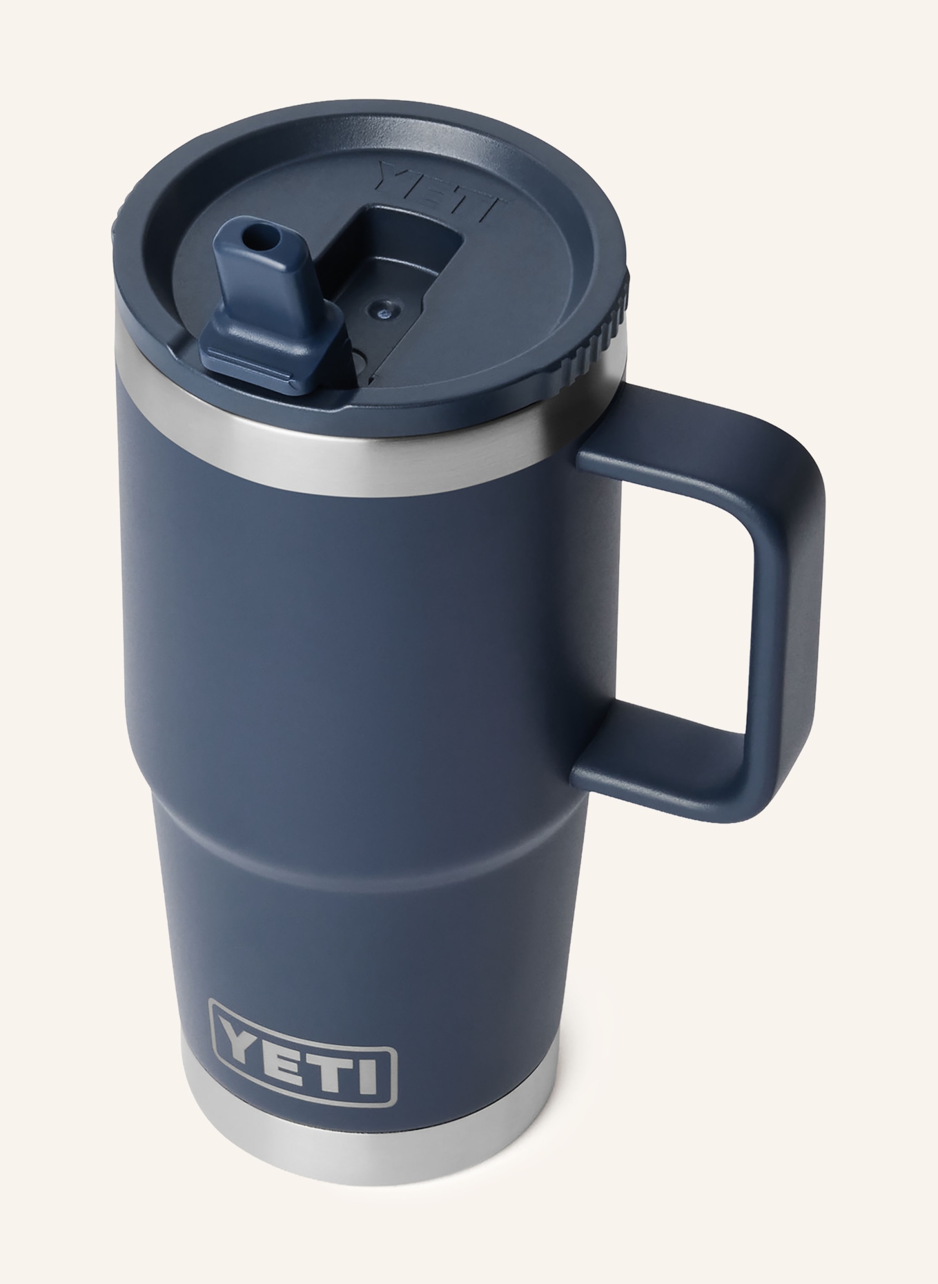 YETI Thermosbeker RAMBLER®: ZWART / ZILVER