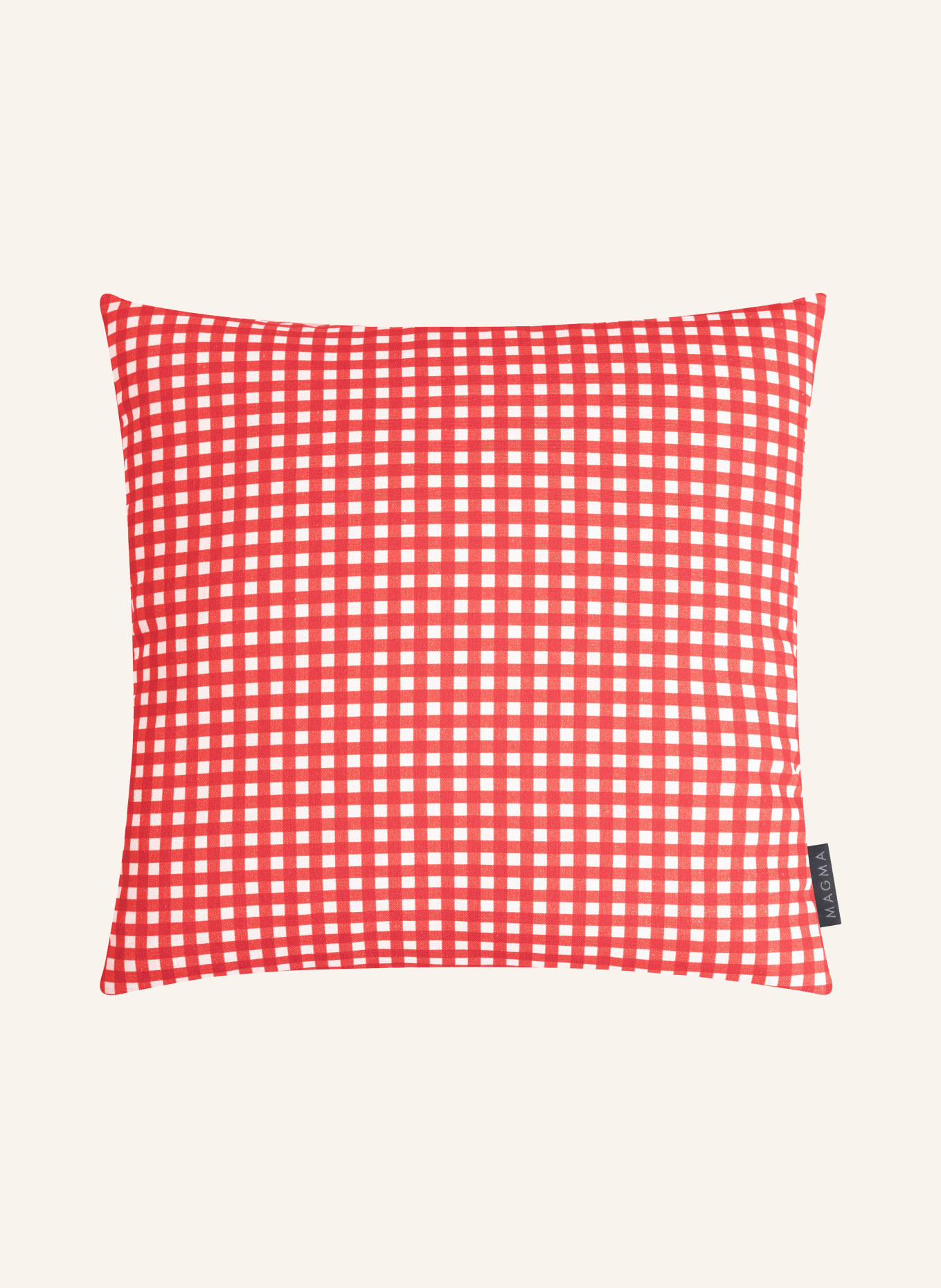 MAGMA Kussenhoes VICHY KARO: ROOD / WIT