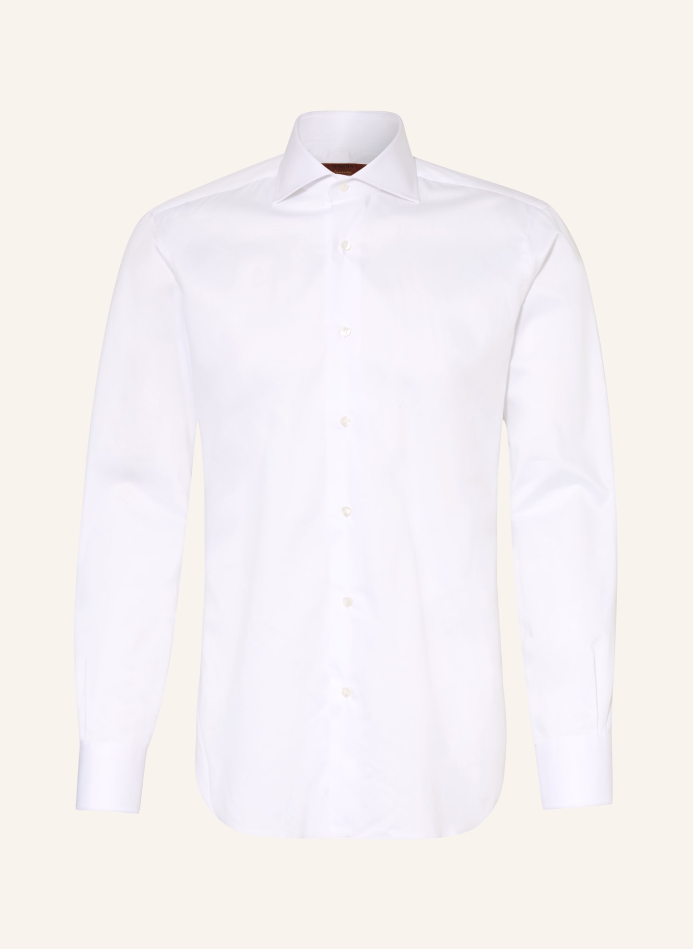 BARBA NAPOLI Chemise coupe ajustée: BLANC