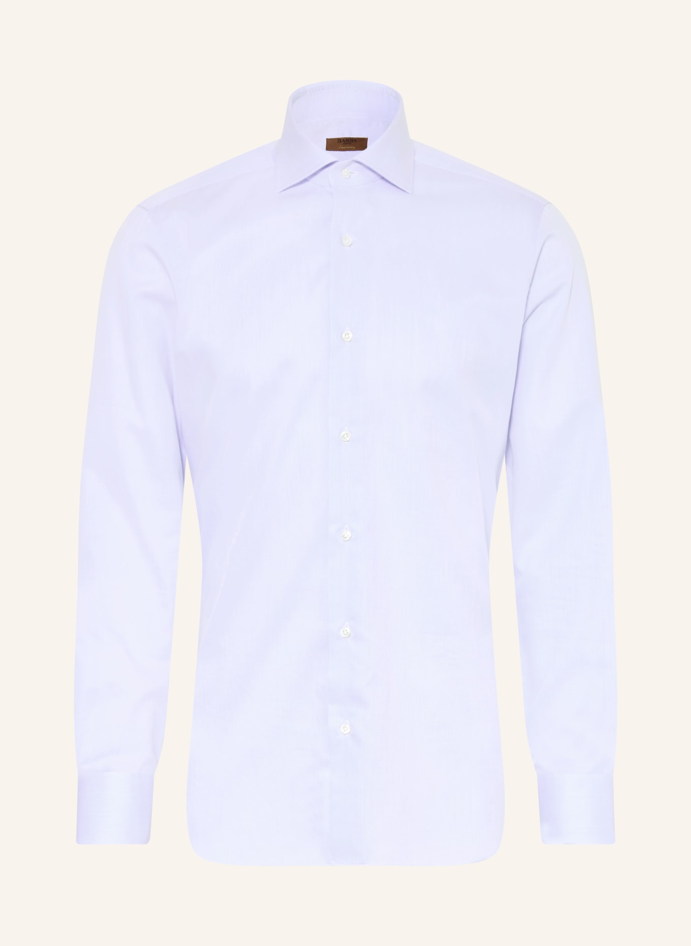 BARBA NAPOLI Overhemd Comfort Fit: LICHTBLAUW