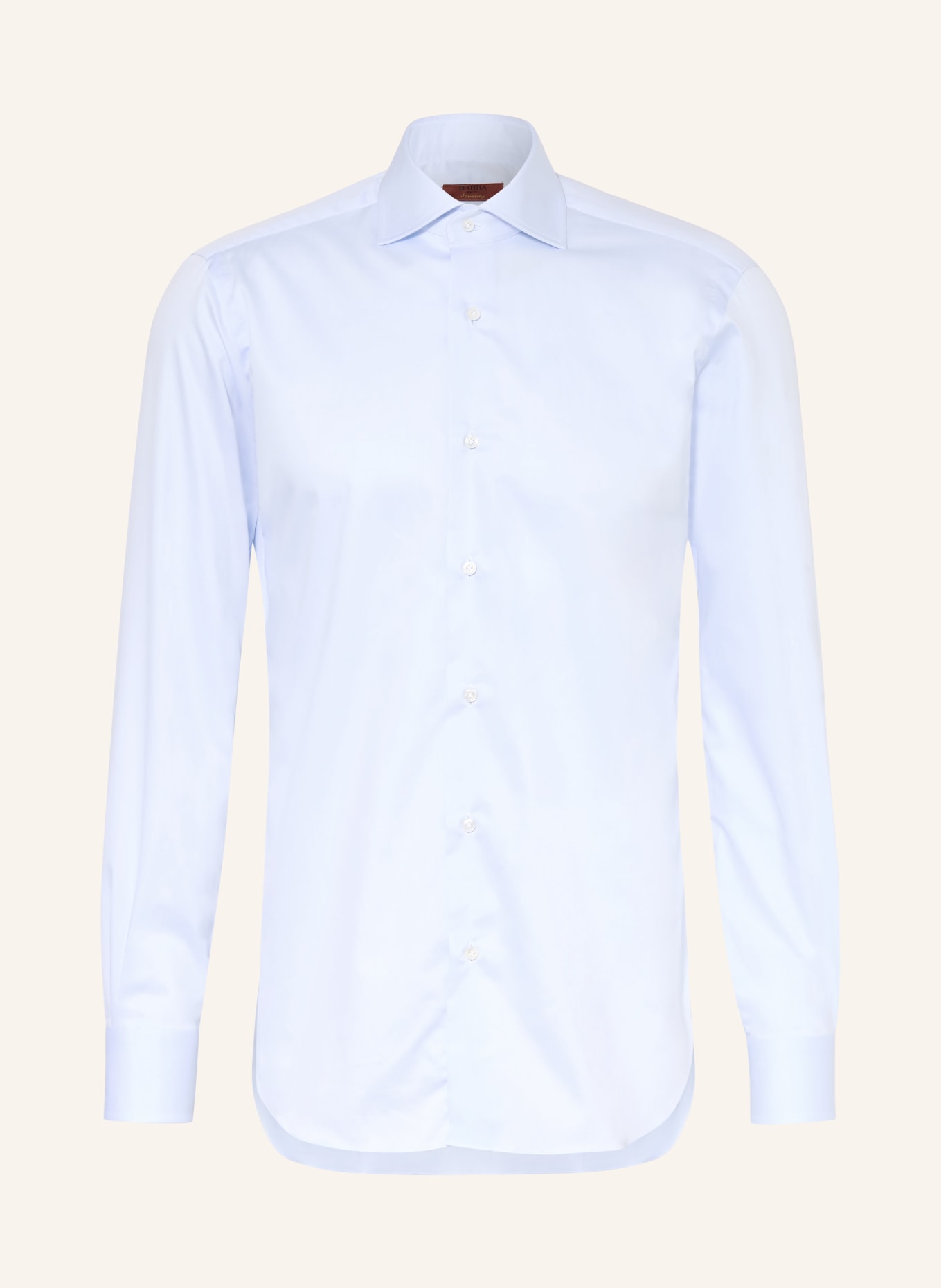 BARBA NAPOLI Regular fit shirt: LIGHT BLUE