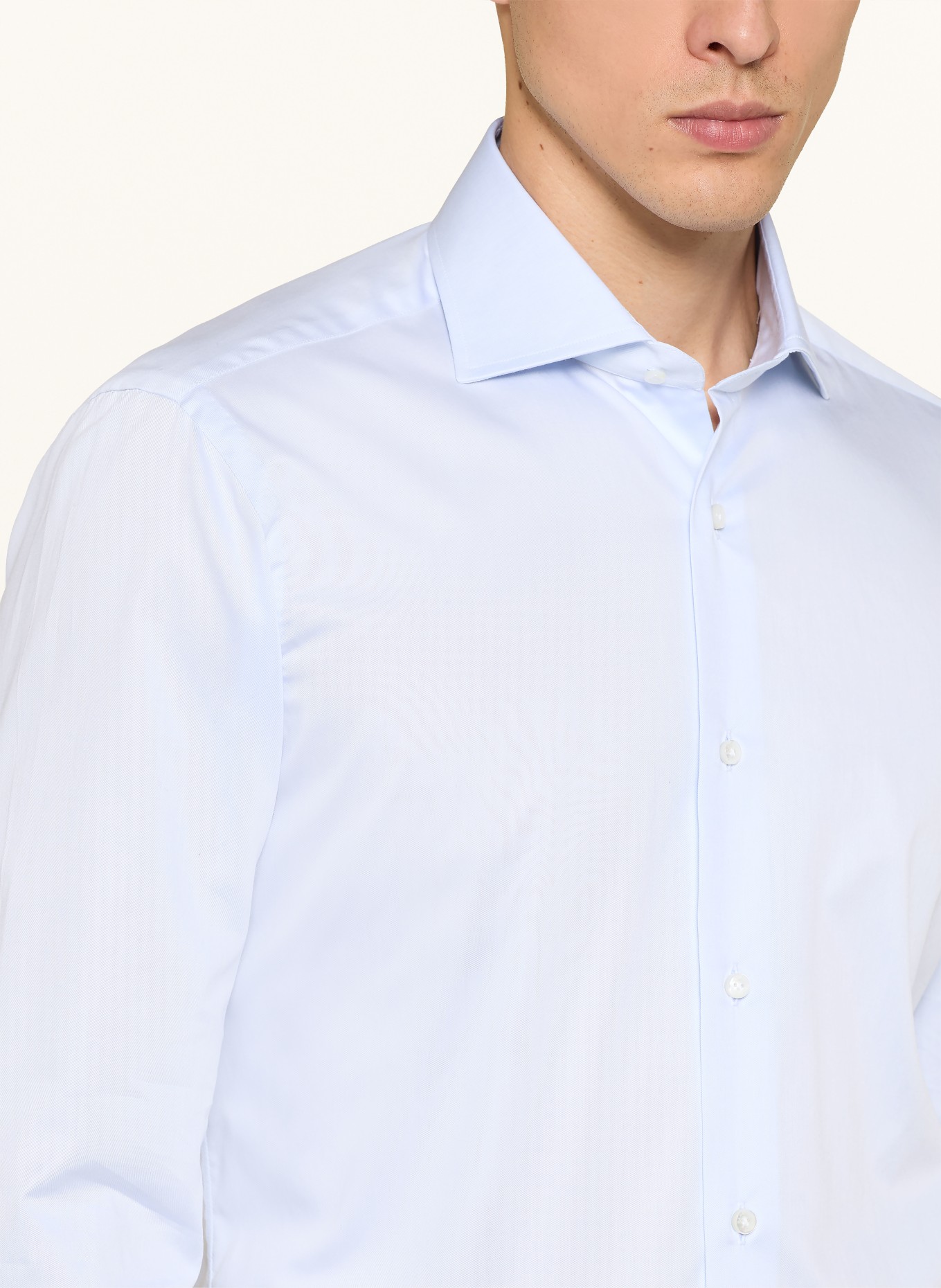 BARBA NAPOLI Regular fit shirt: LIGHT BLUE